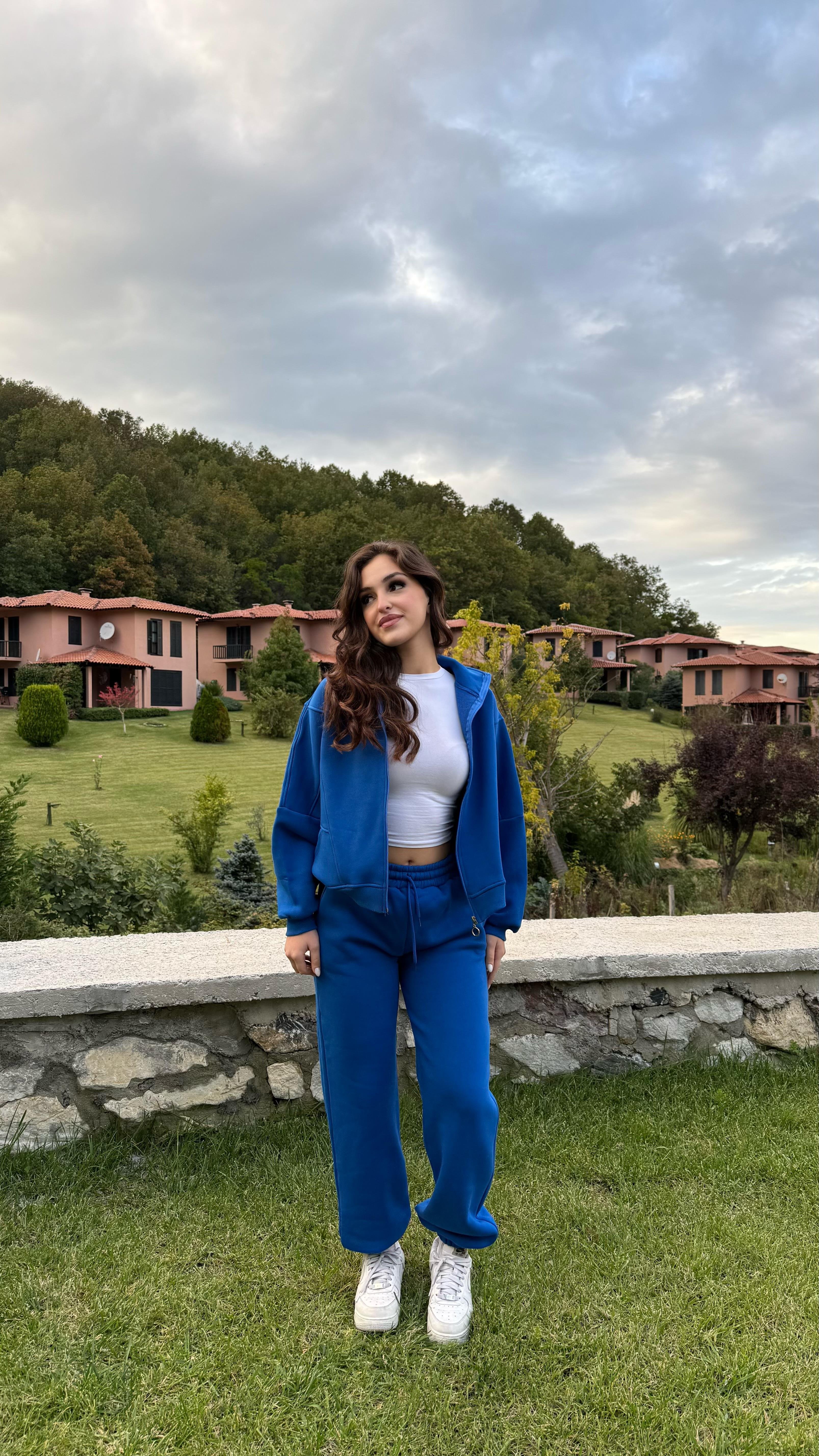 Comfort Basıc Eşofman Takımı Mavi