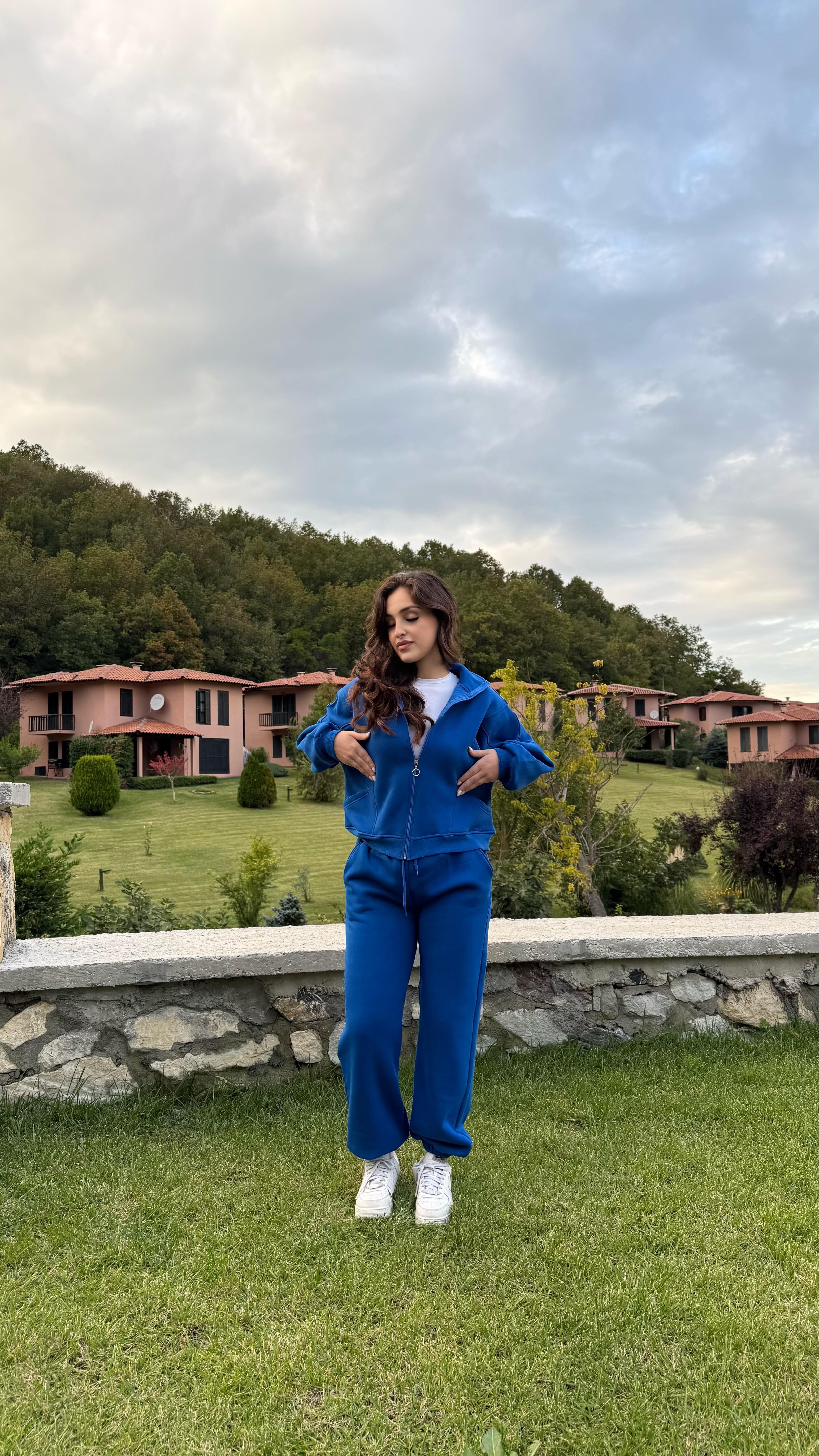 Comfort Basıc Eşofman Takımı Mavi