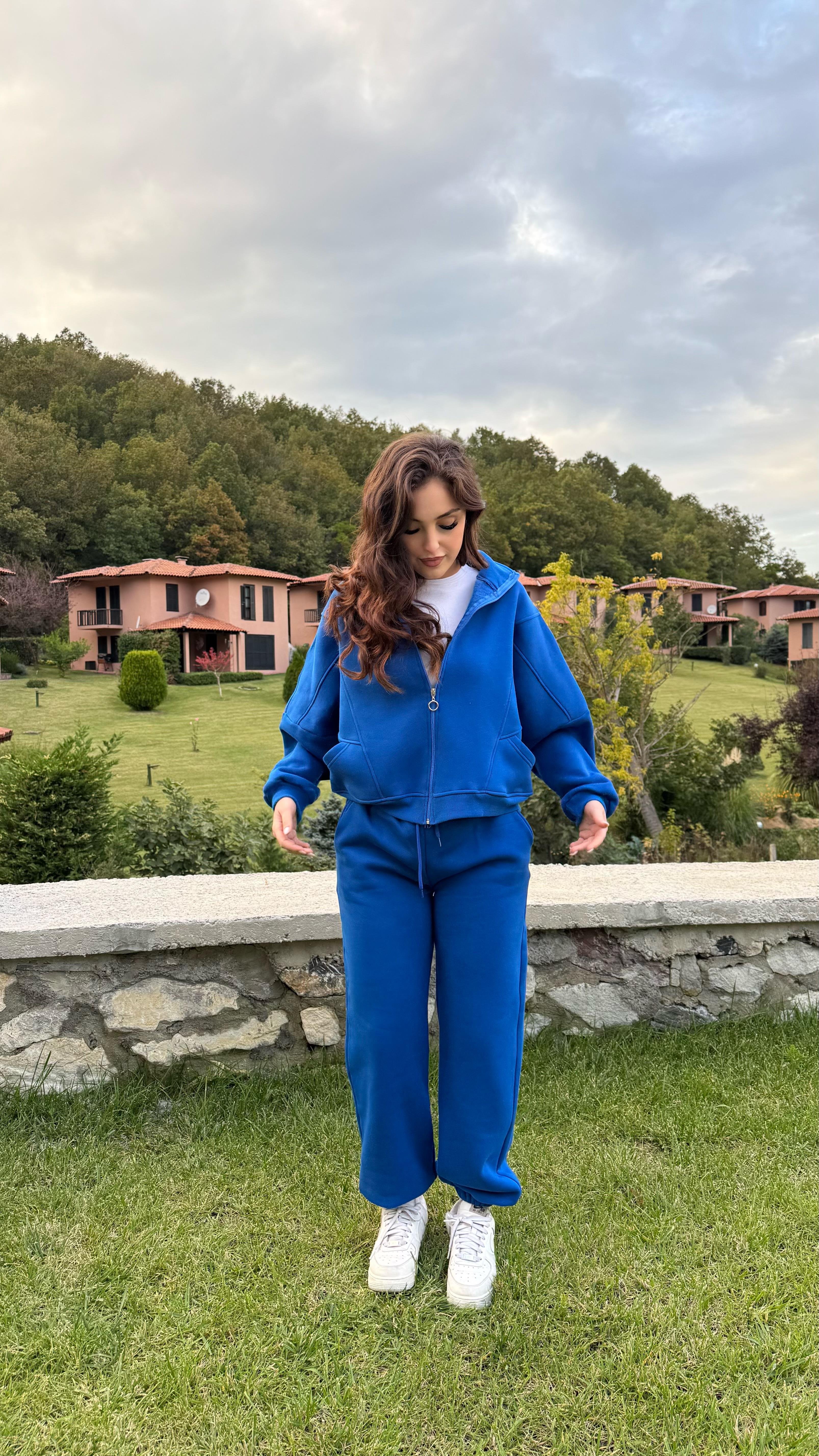 Comfort Basıc Eşofman Takımı Mavi