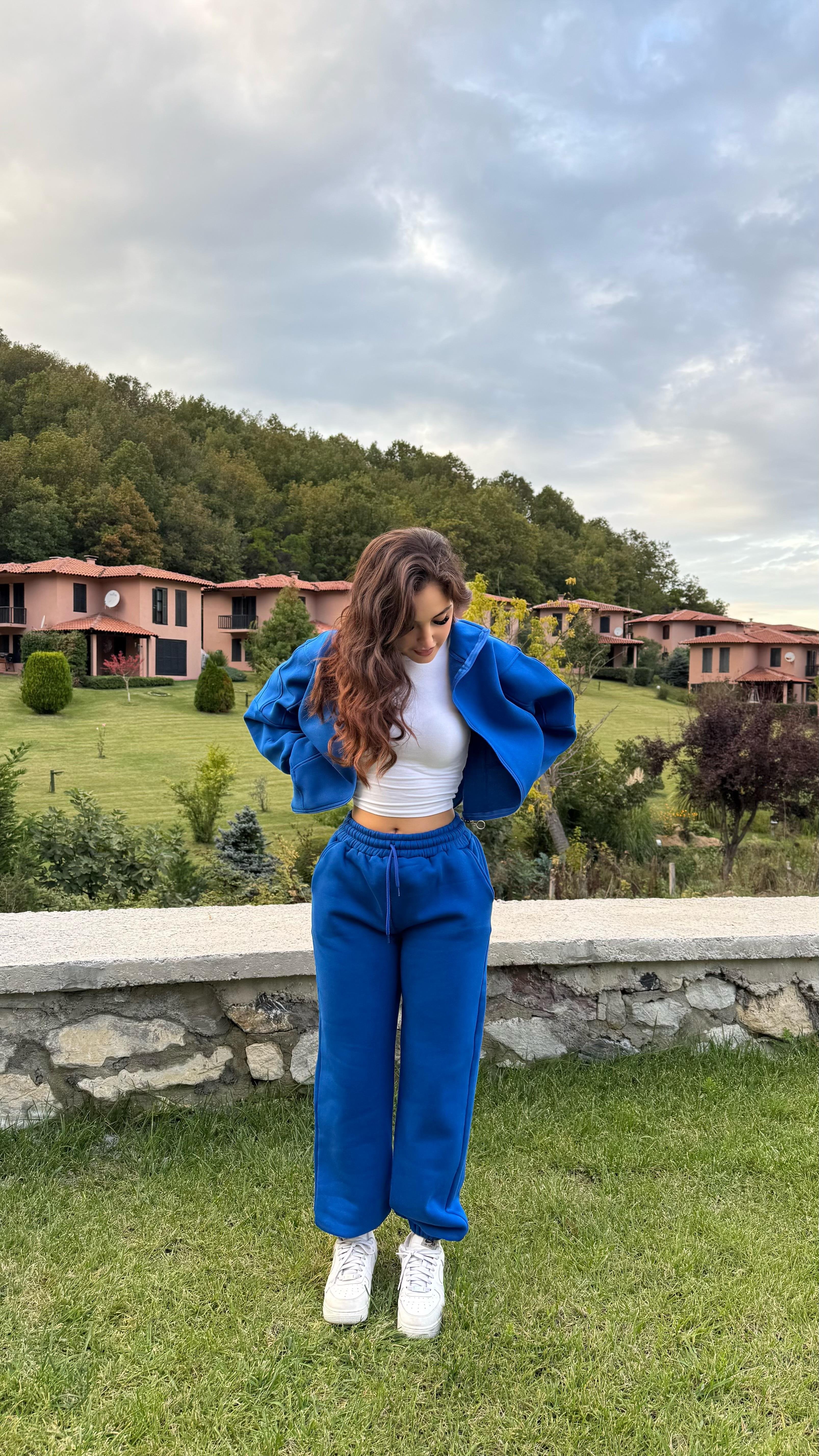 Comfort Basıc Eşofman Takımı Mavi