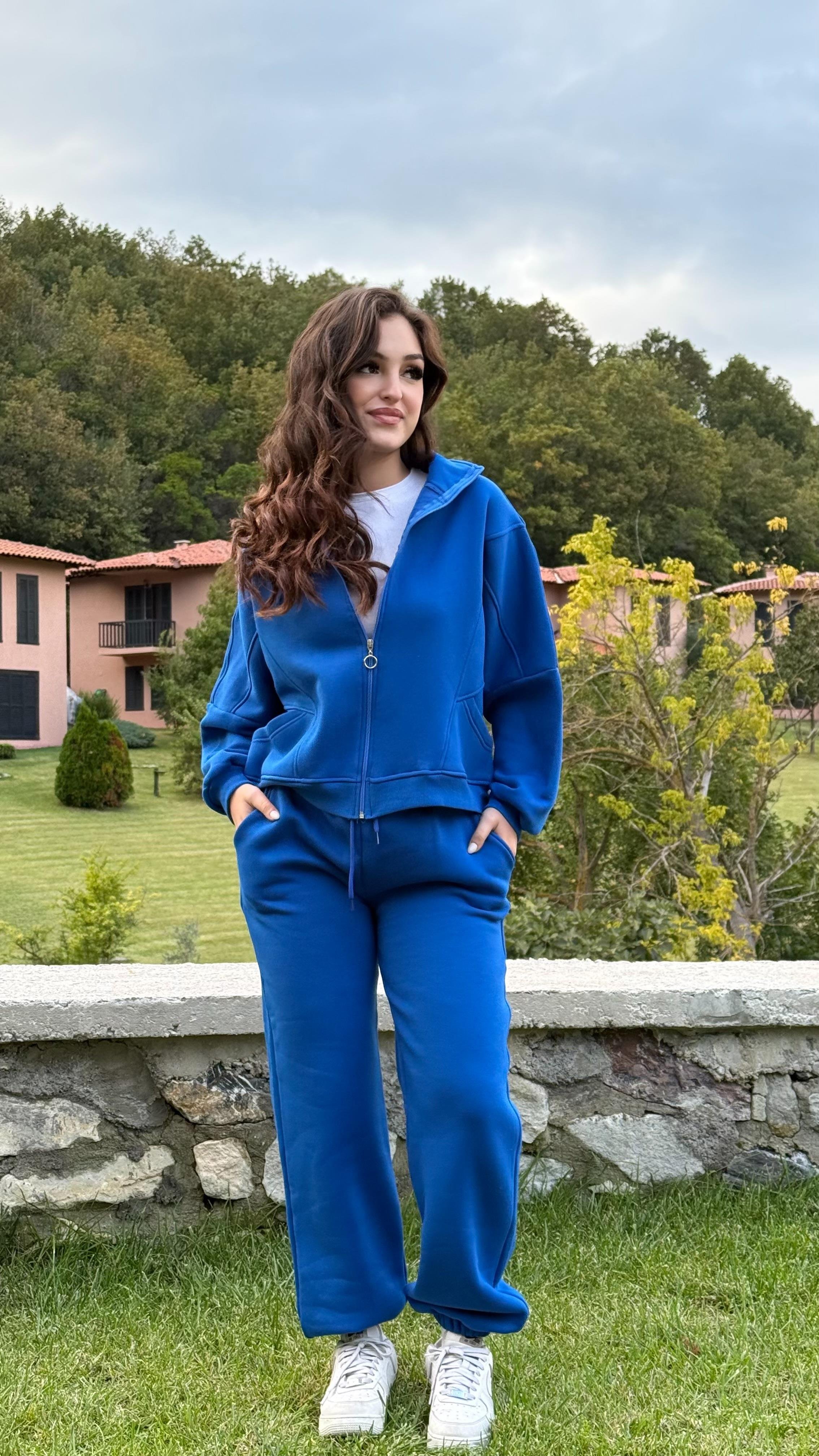 Comfort Basıc Eşofman Takımı Mavi