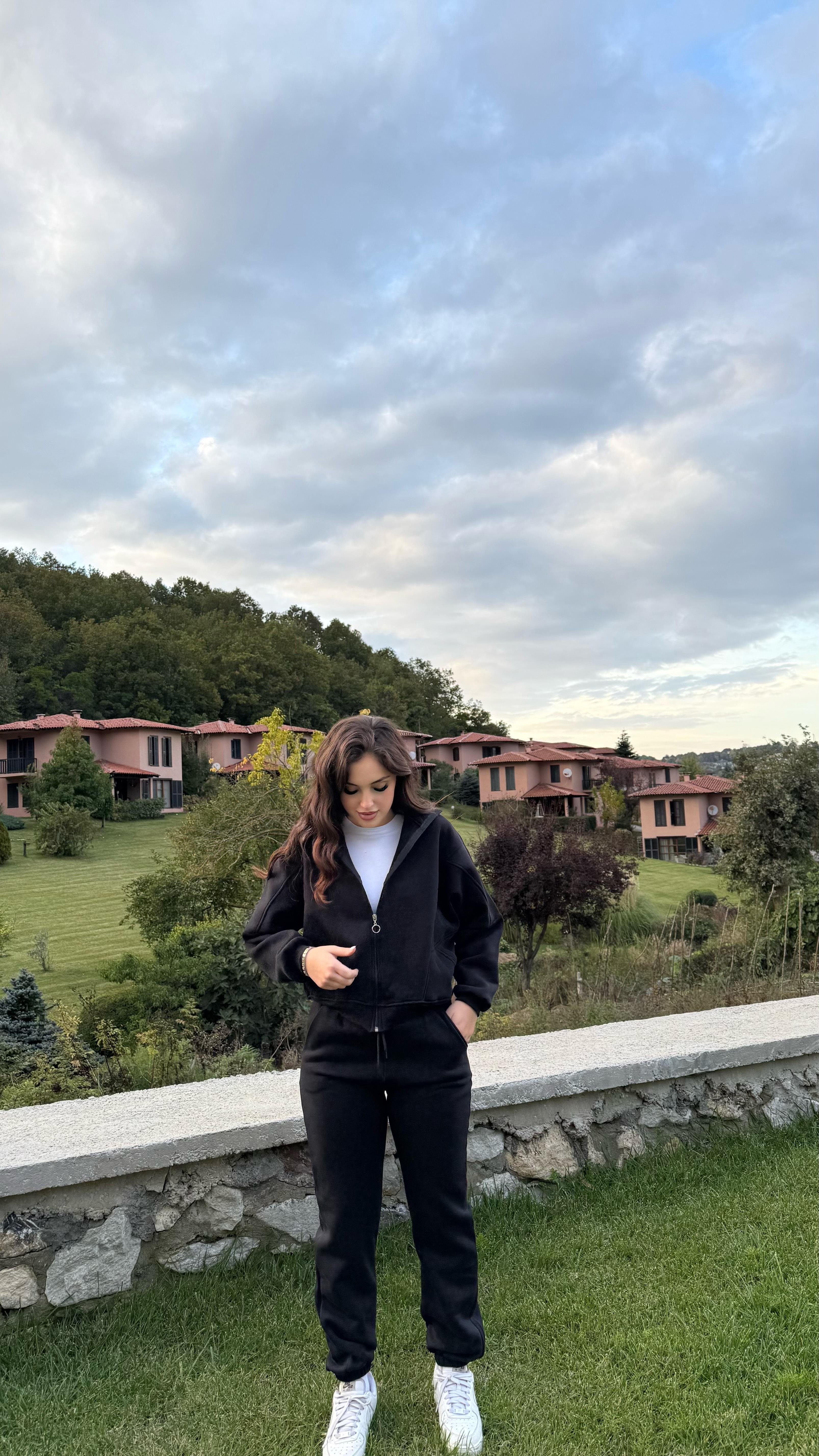 Comfort Basıc Eşofman Takımı Siyah