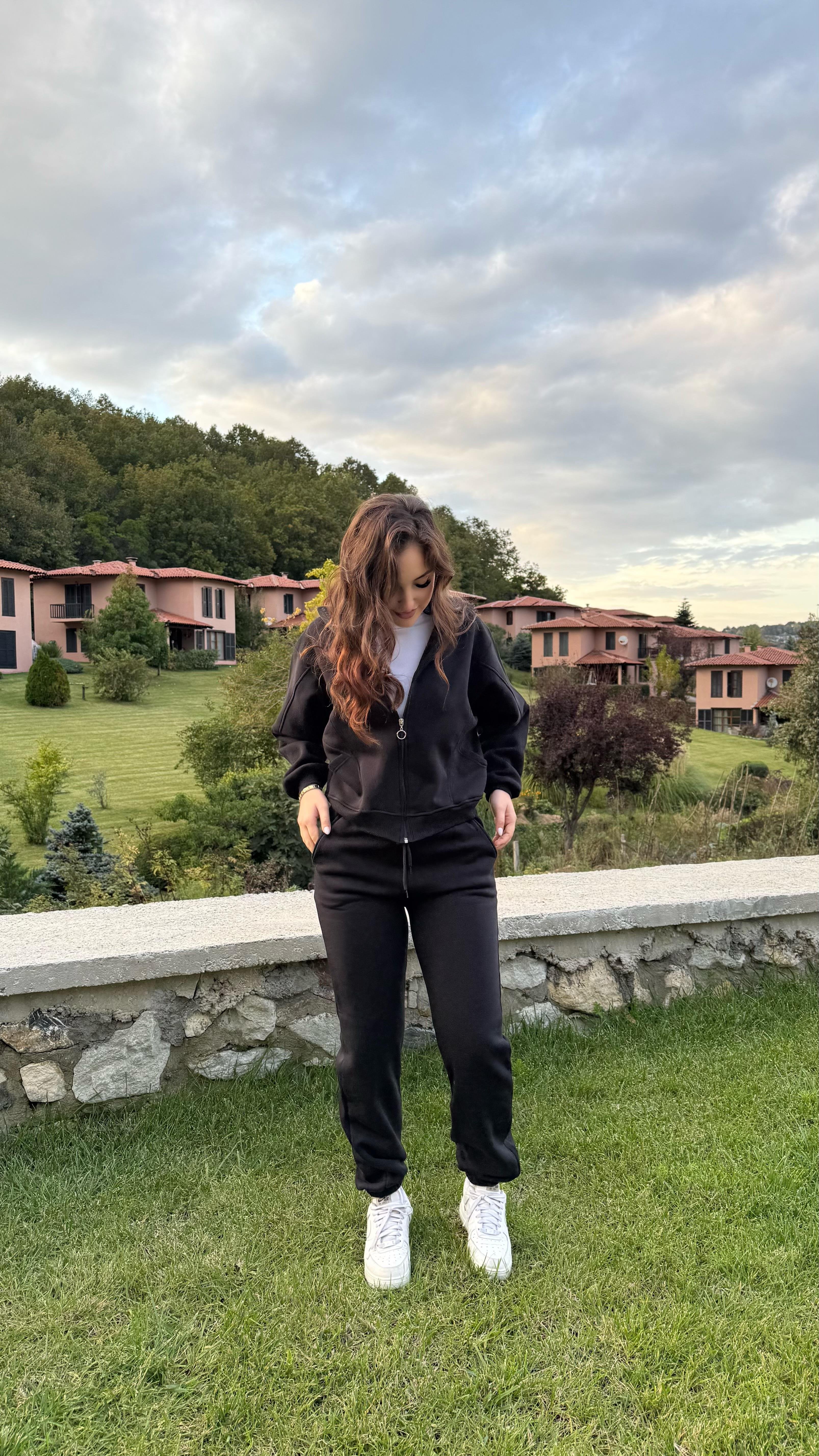 Comfort Basıc Eşofman Takımı Siyah