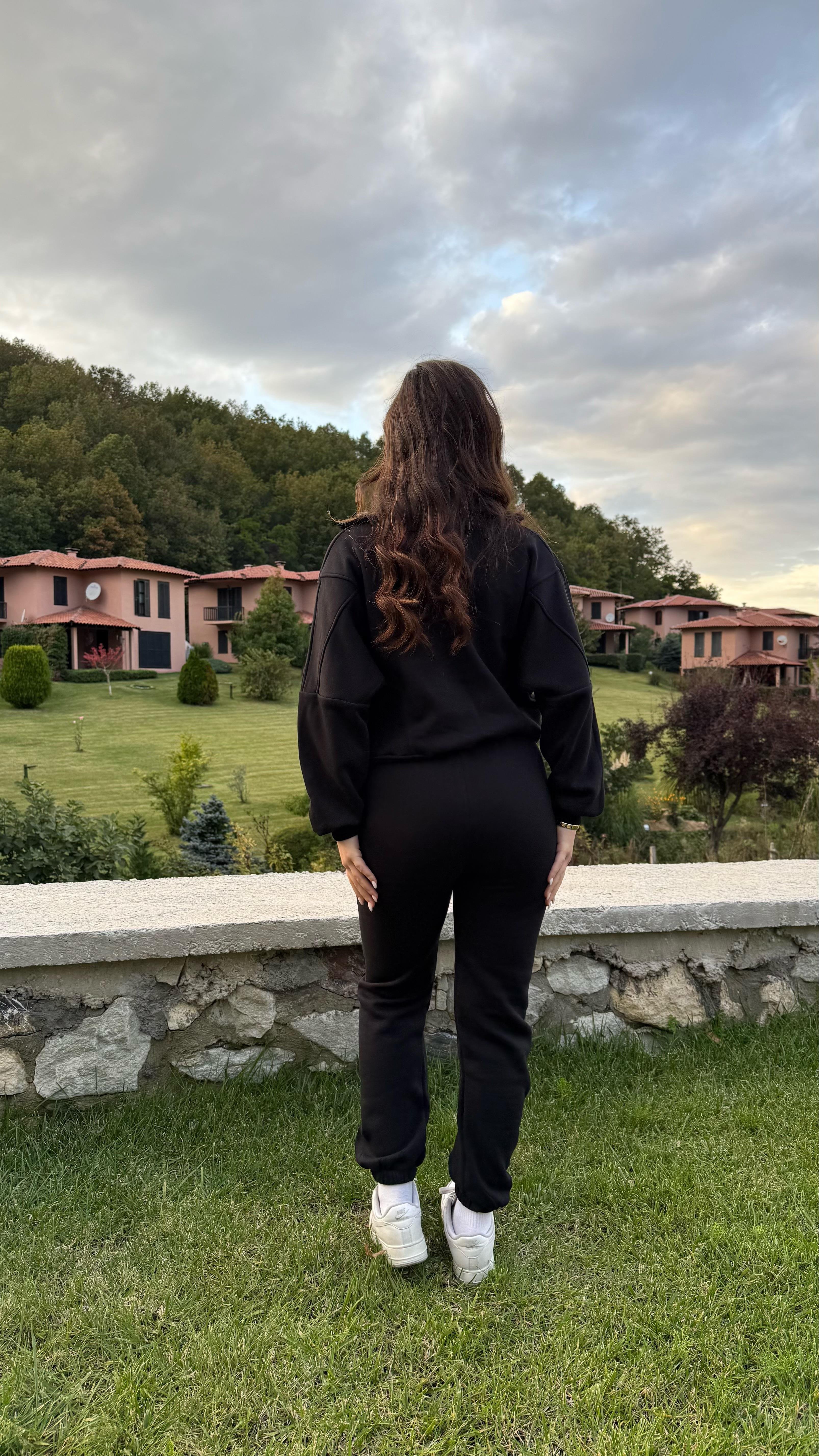 Comfort Basıc Eşofman Takımı Siyah