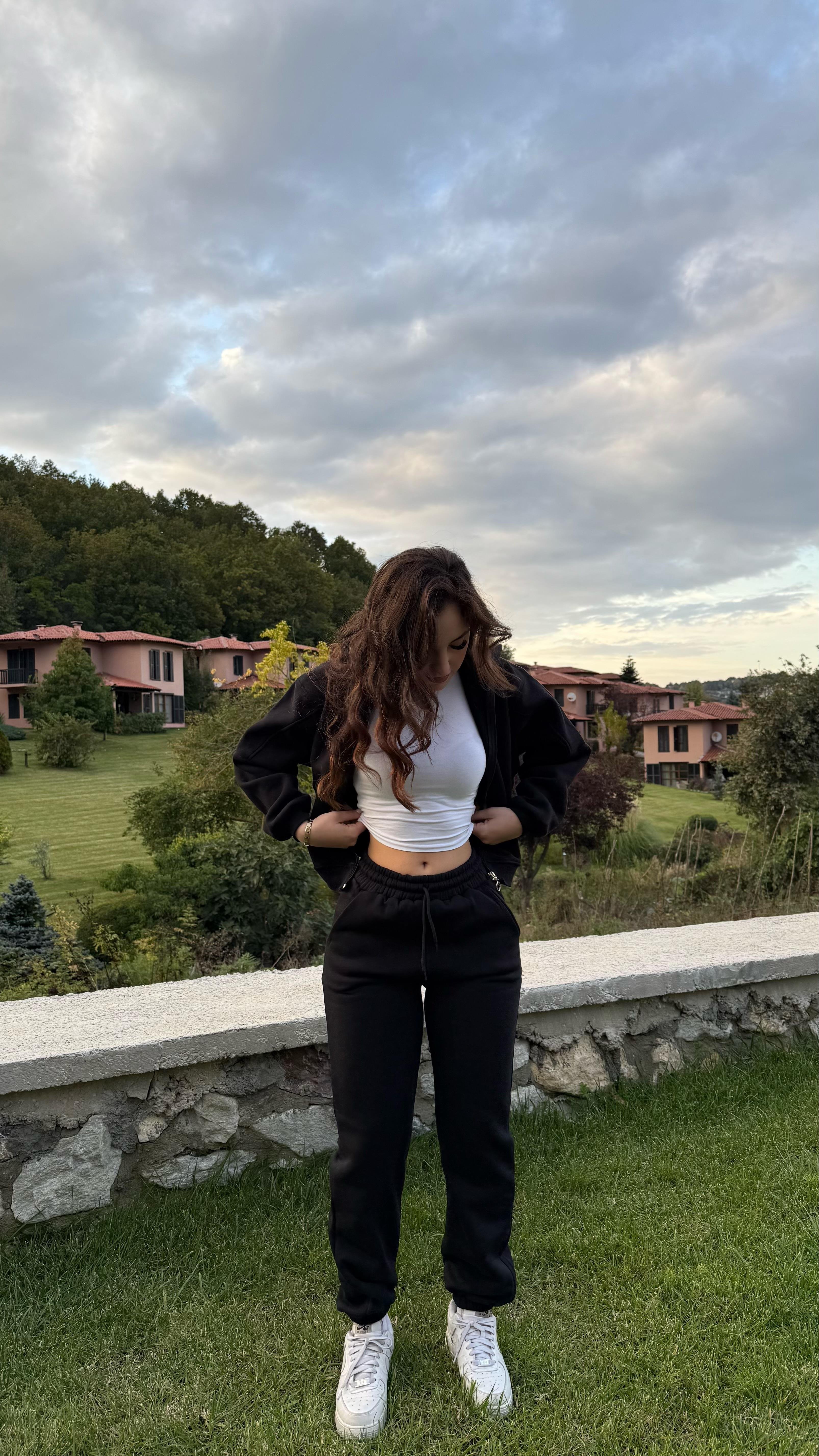 Comfort Basıc Eşofman Takımı Siyah