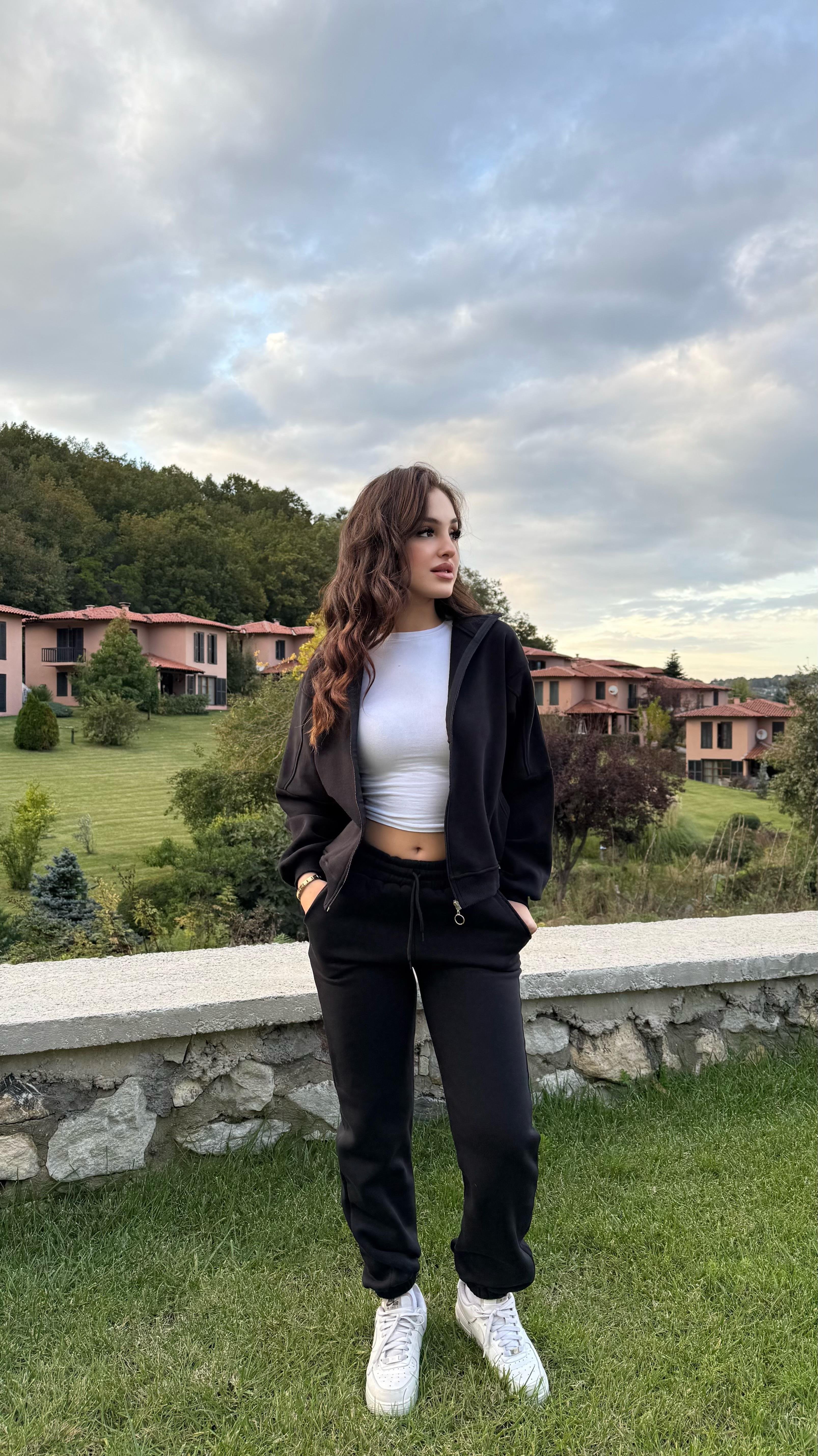 Comfort Basıc Eşofman Takımı Siyah