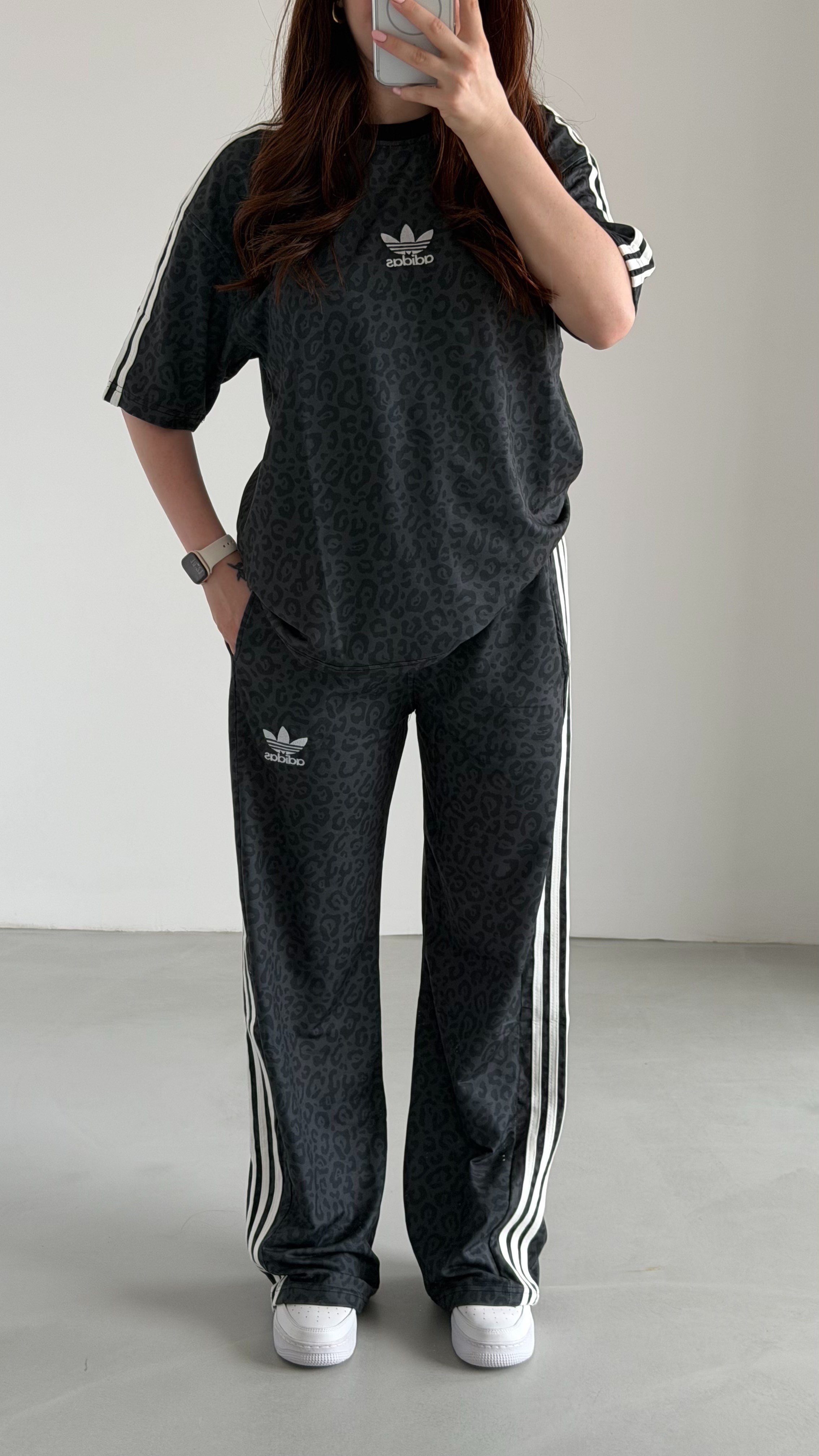 Cool Leopar Takım Antırasit 