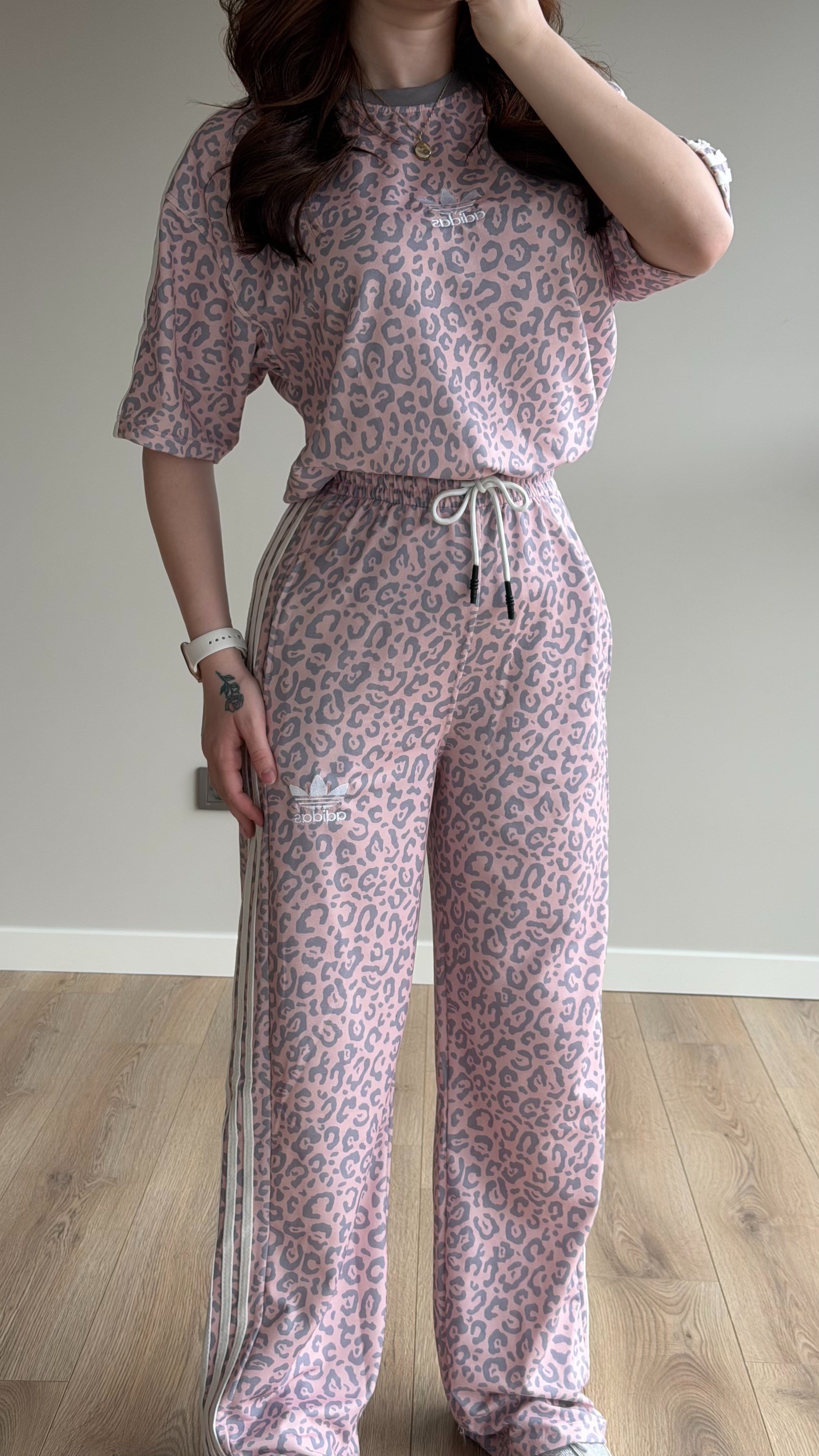 Cool Leopar Takım Pembe