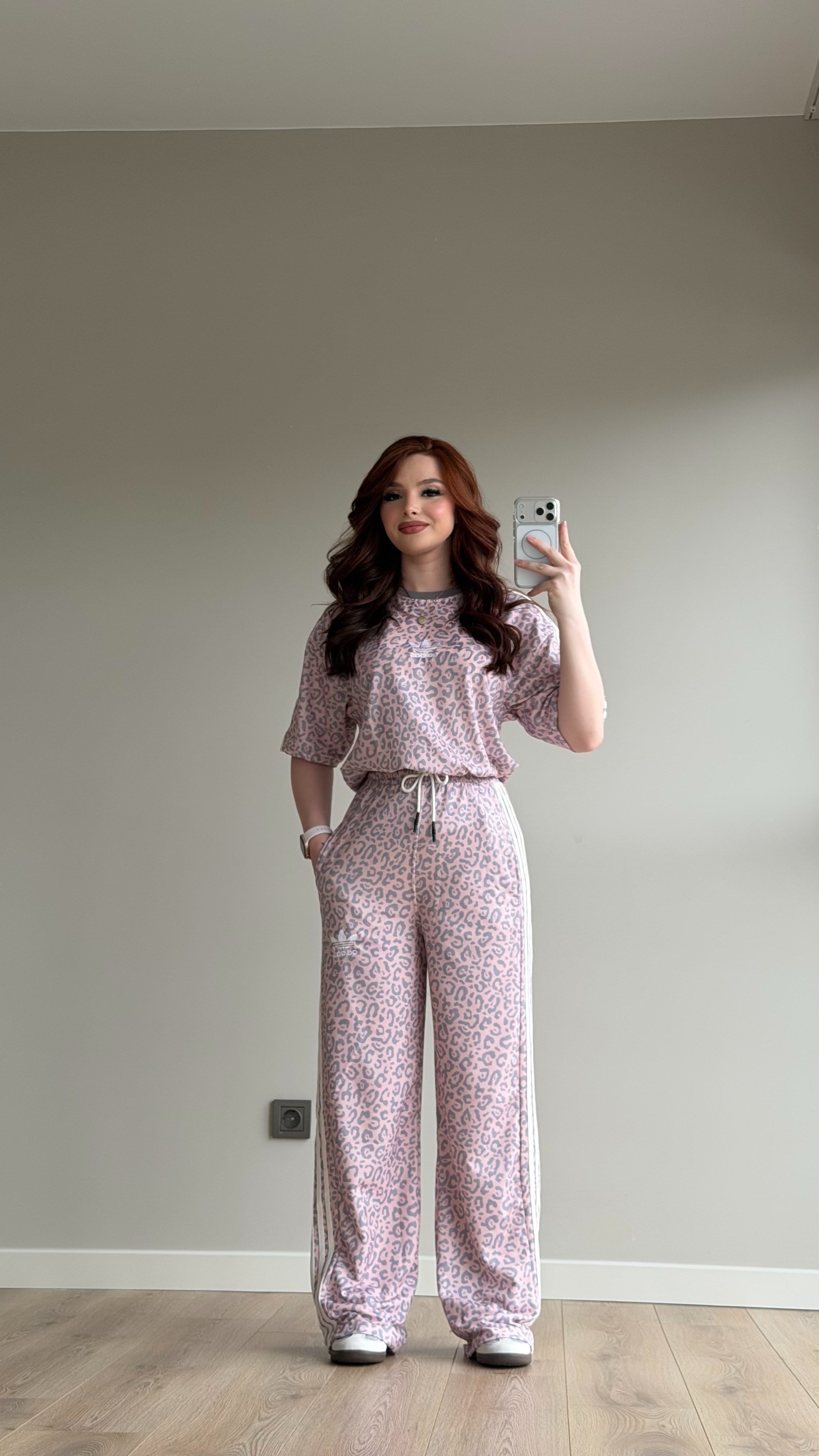 Cool Leopar Takım Pembe