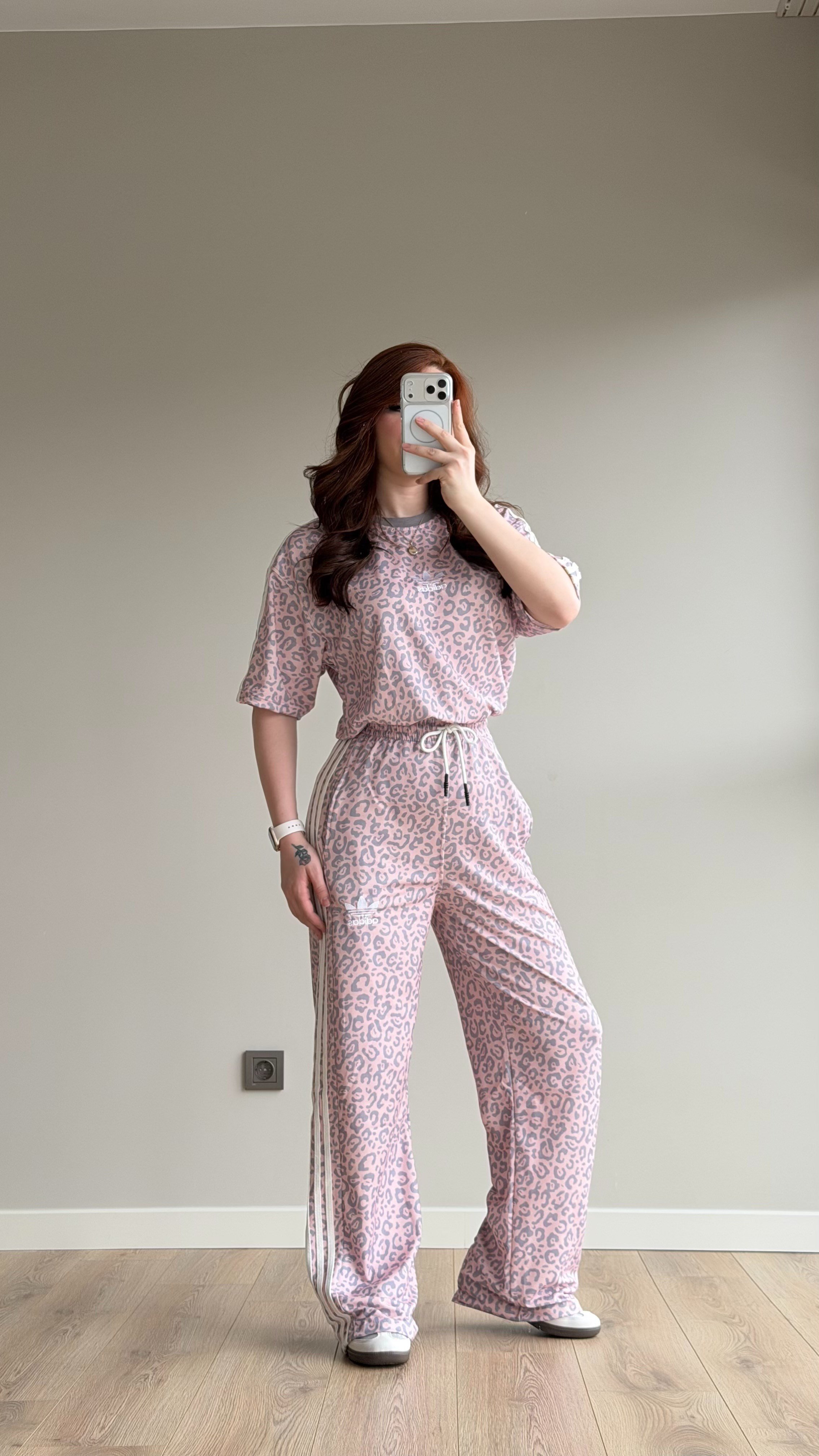 Cool Leopar Takım Pembe
