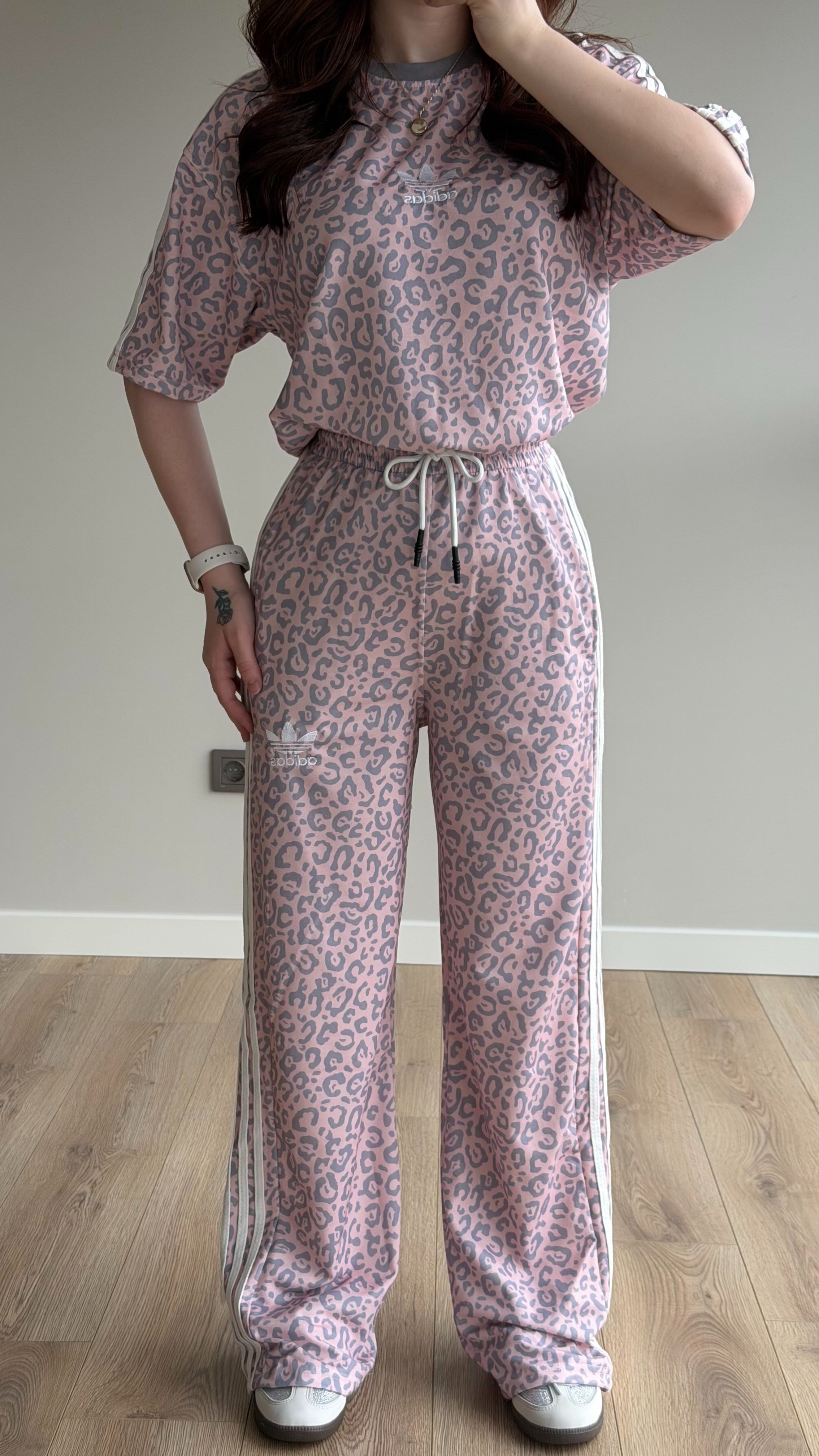 Cool Leopar Takım Pembe