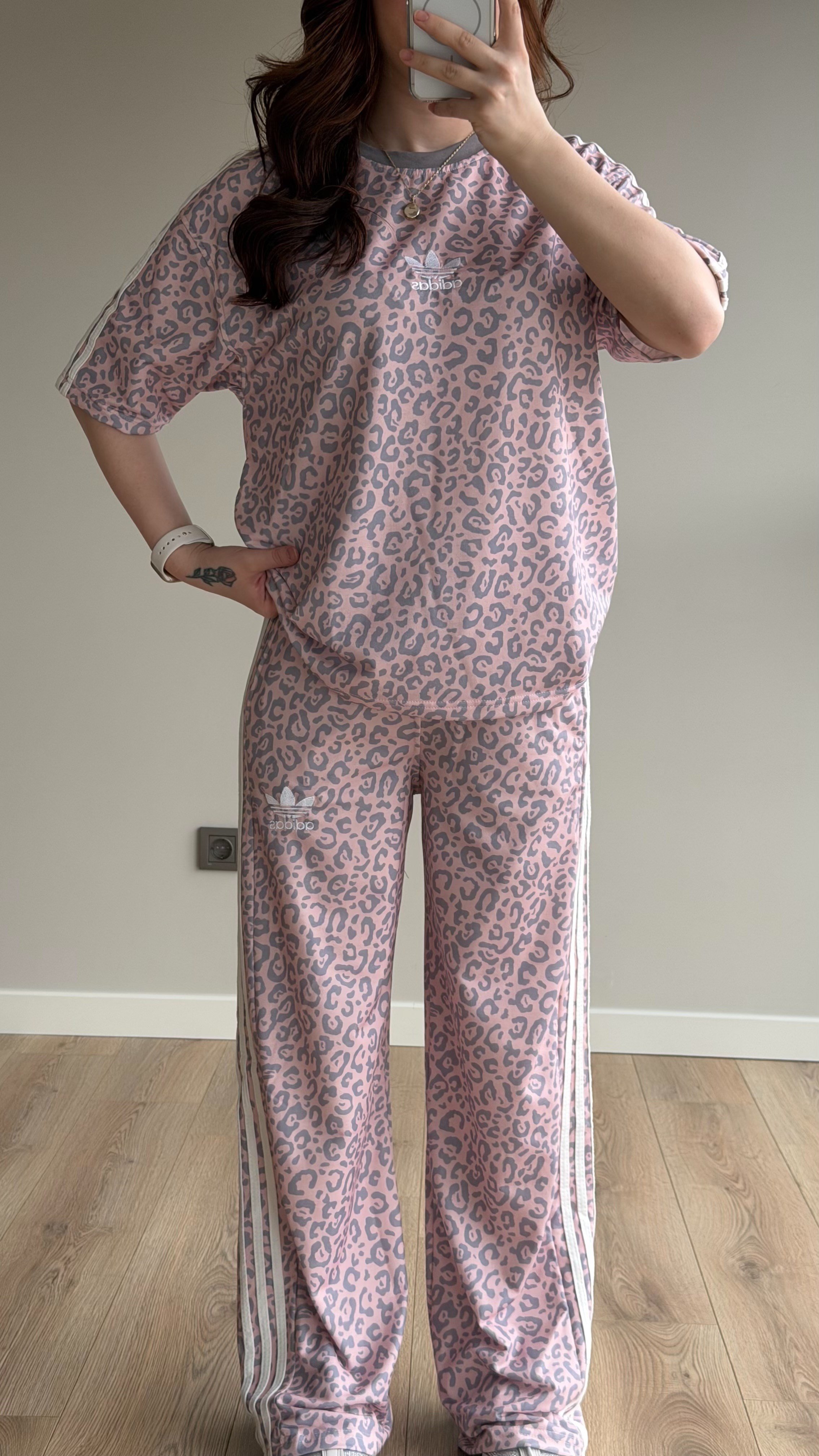 Cool Leopar Takım Pembe