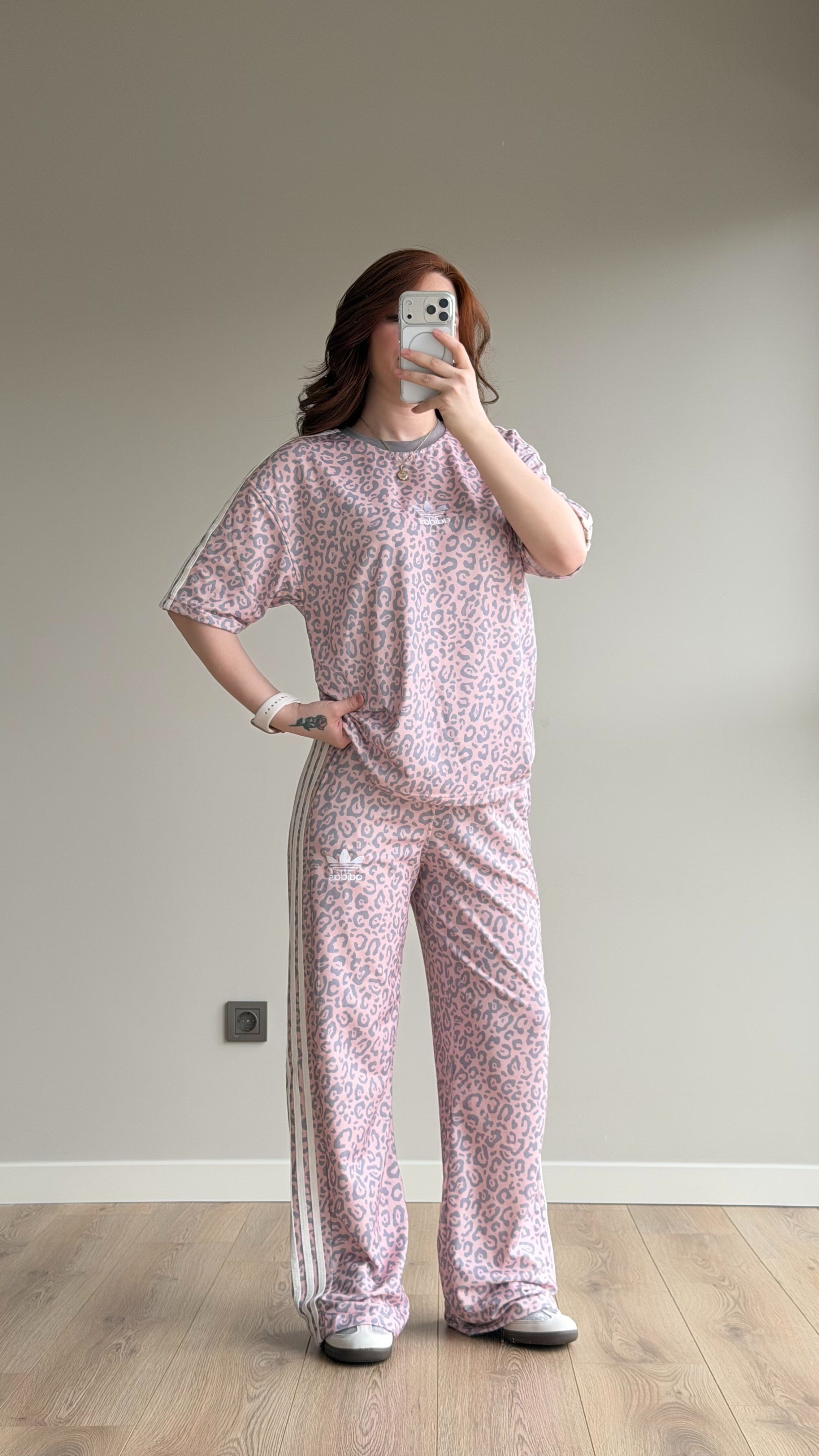 Cool Leopar Takım Pembe