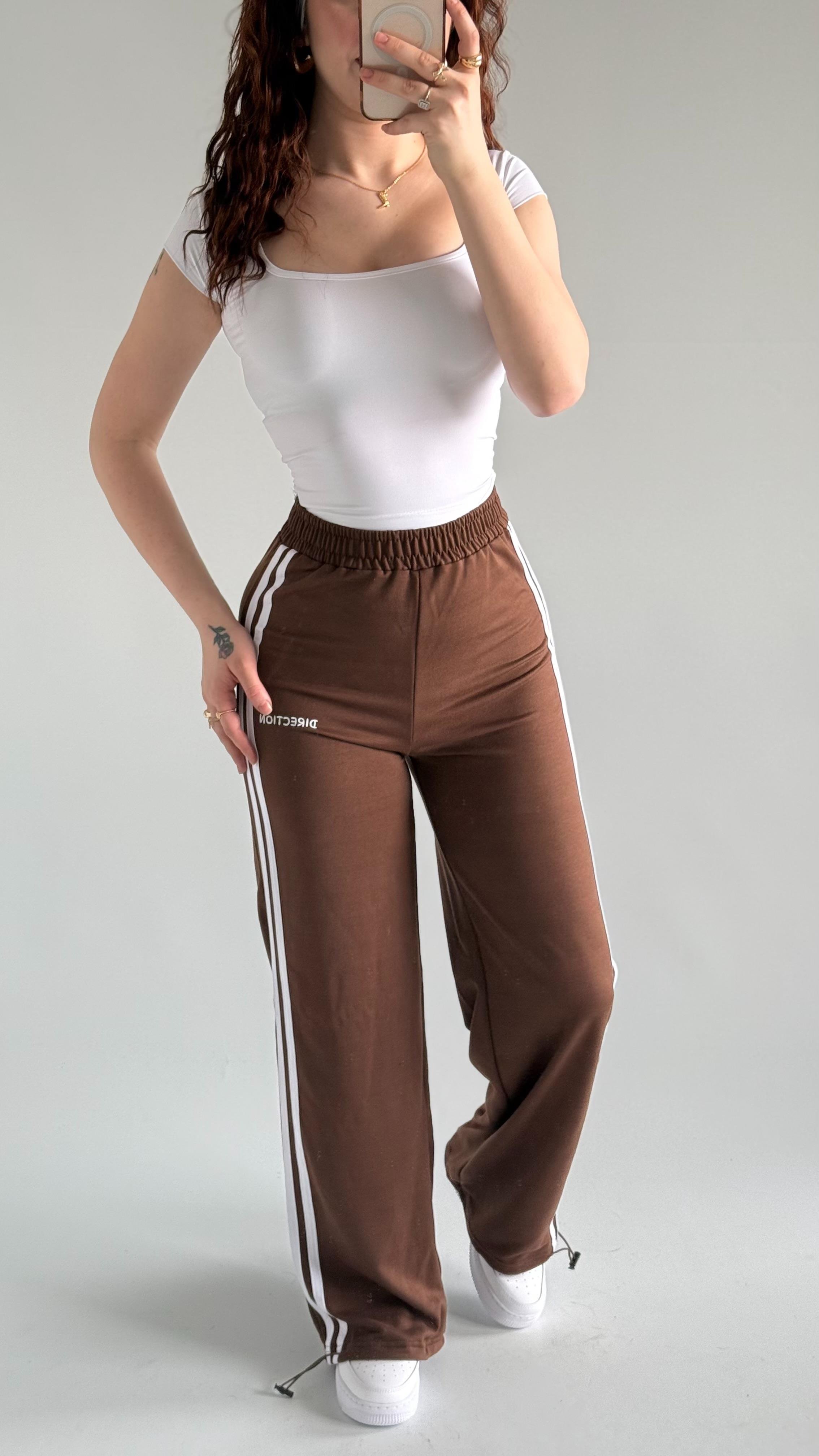 Dırectıon Ayarlanabilir Paça Eşofman Kahverengi