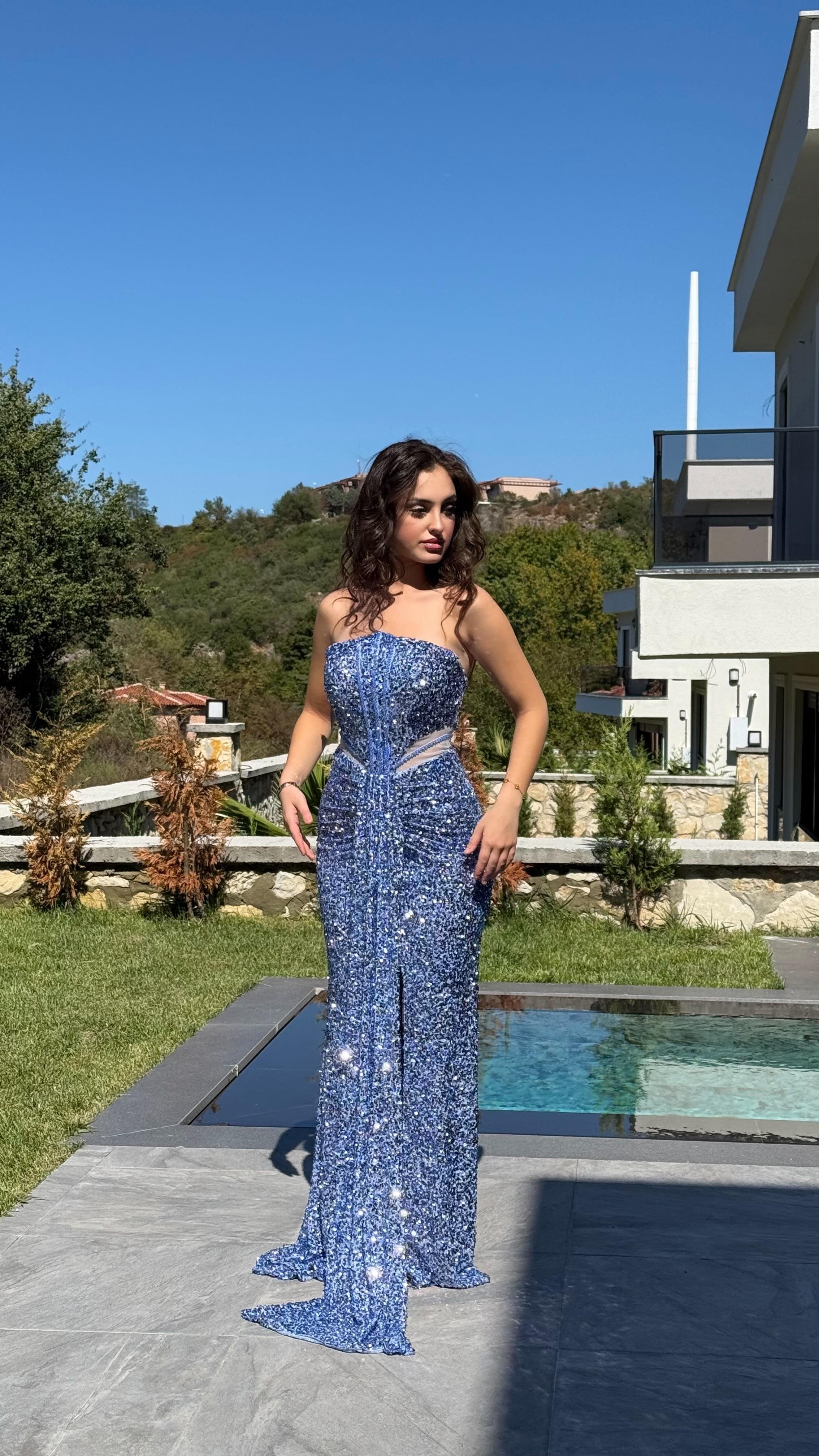 Diva Pul Payet Abiye Bebe Mavisi