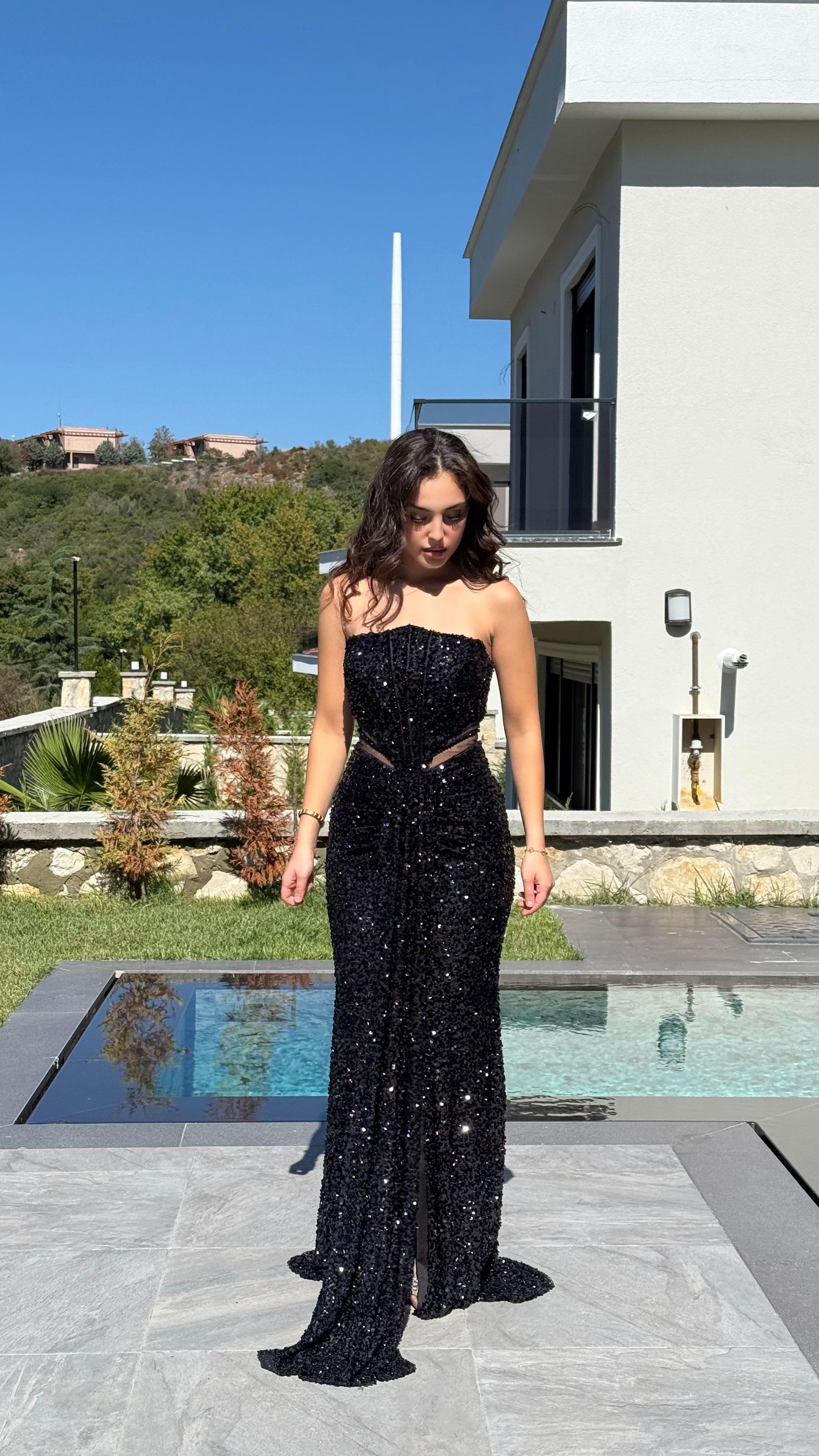 Diva Pul Payet Abiye Siyah
