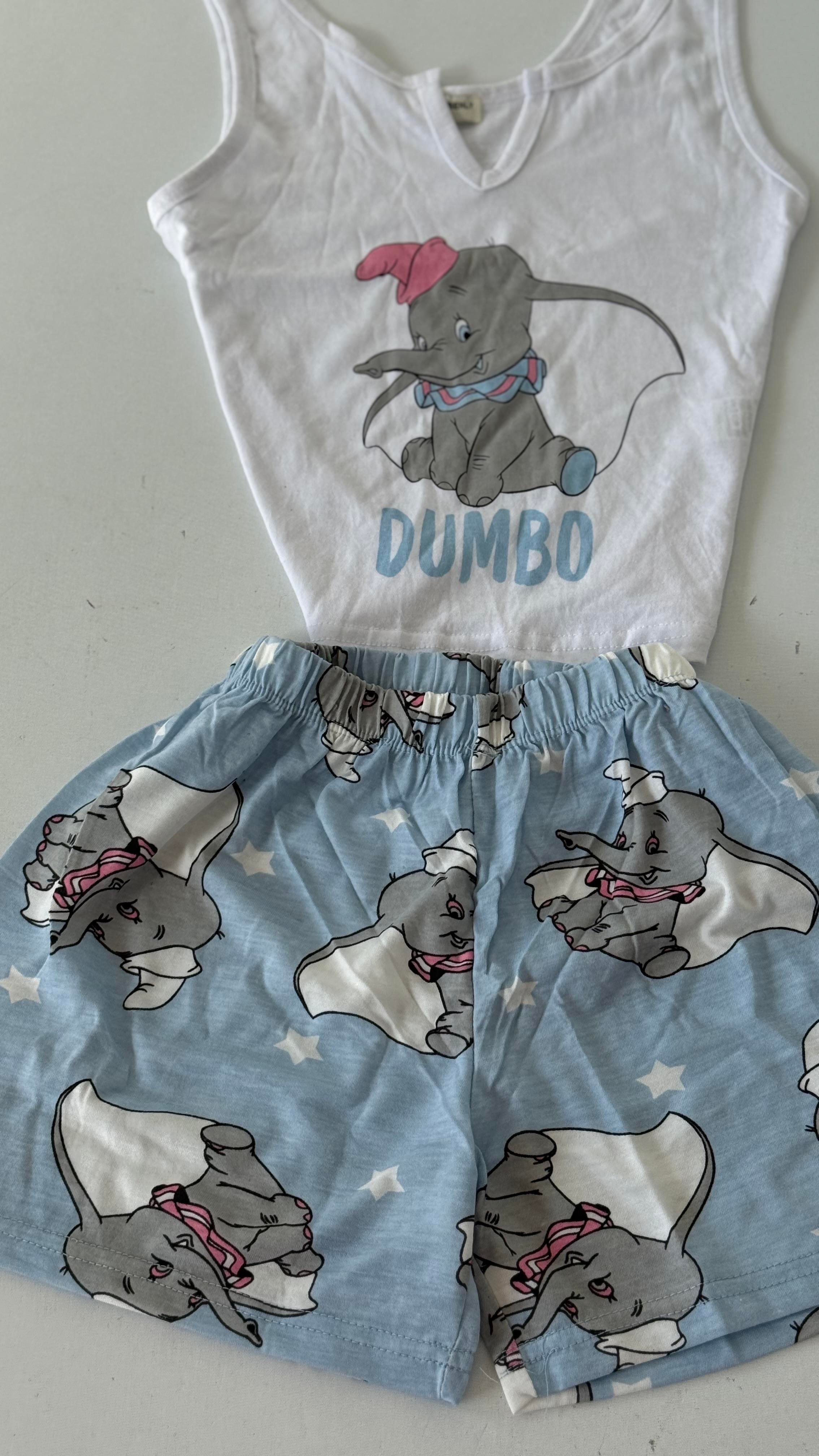 Dumbo Şort Takım Mavi