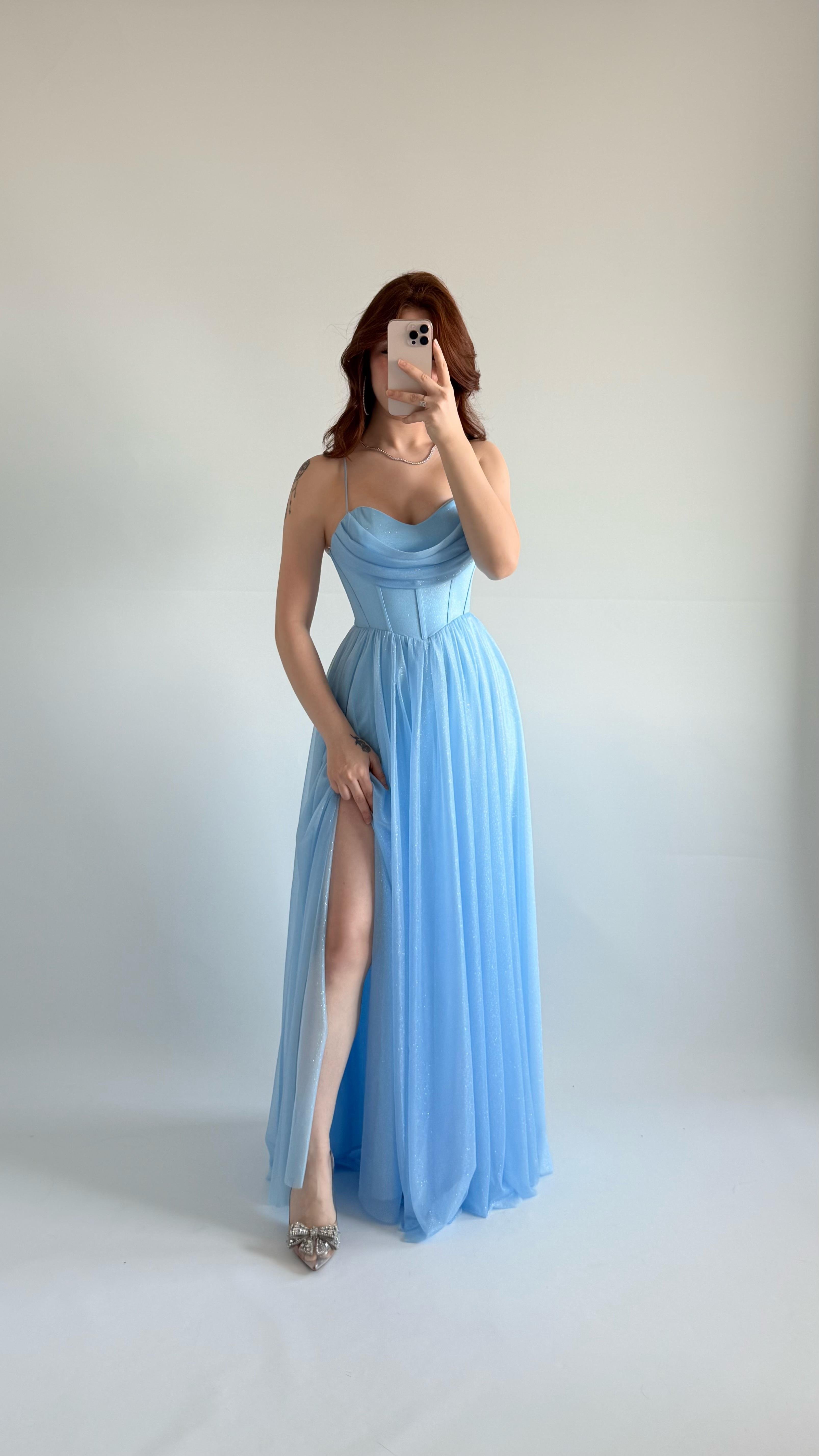 Elsa Simli Abiye Bebe Mavisi