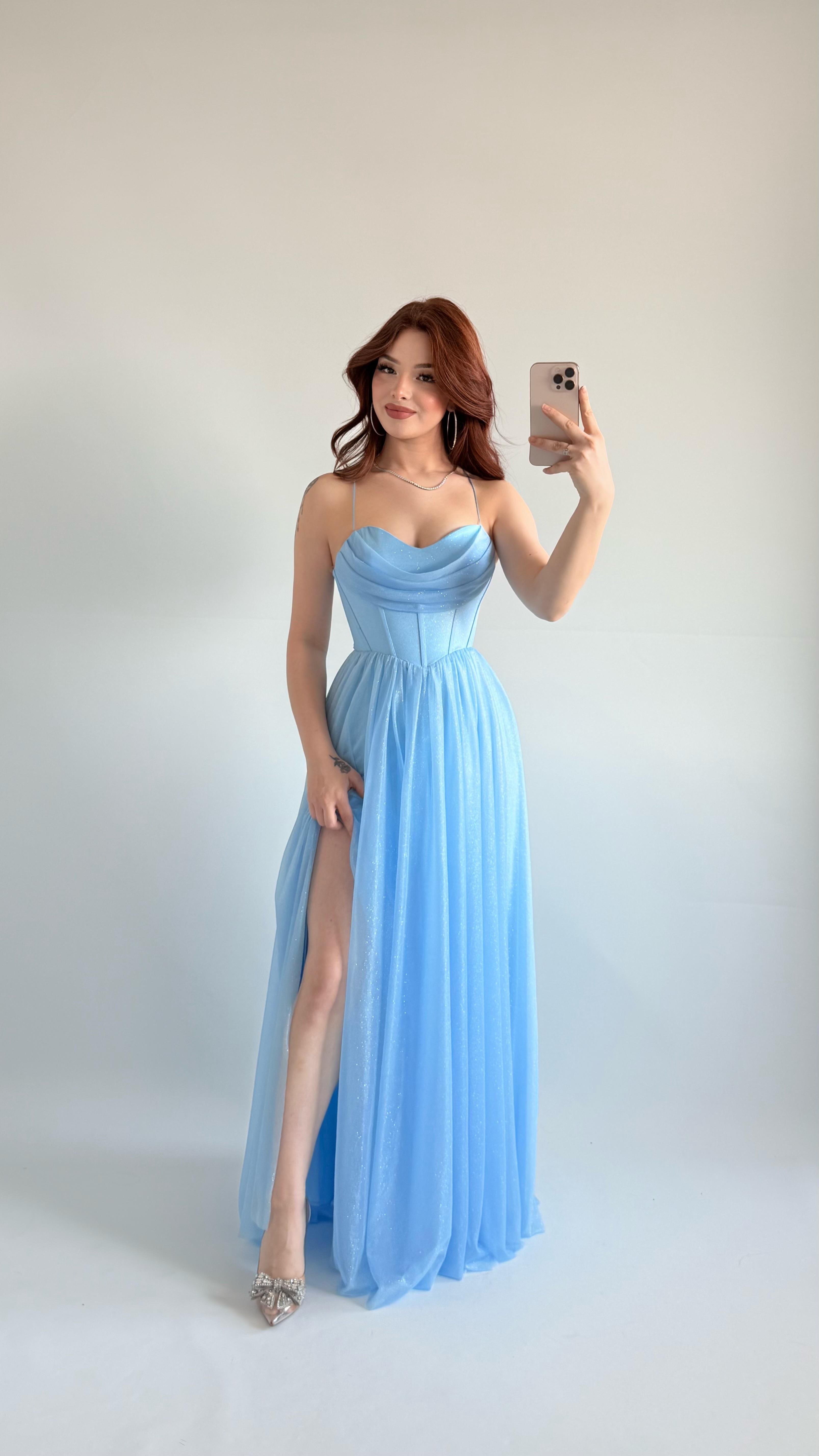 Elsa Simli Abiye Bebe Mavisi