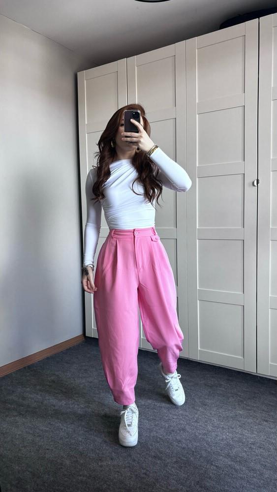 Havuç Pantolon Pembe