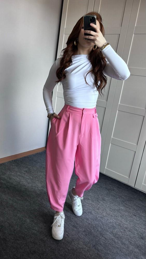 Havuç Pantolon Pembe