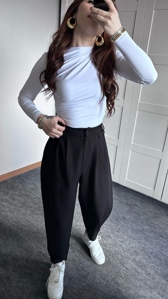 Havuç Pantolon Siyah