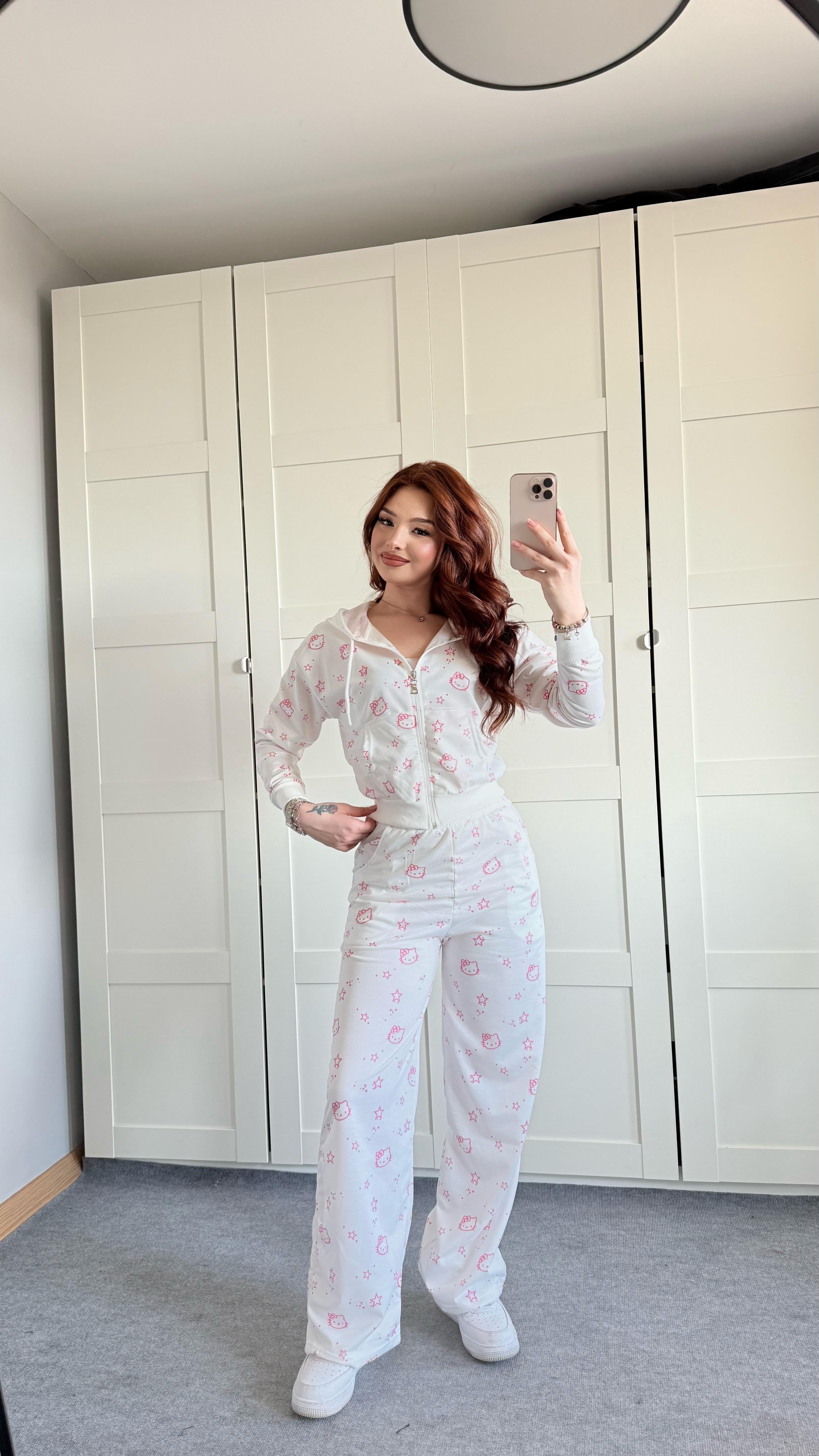 Hello Kitty Beyaz Eşofman Takımı