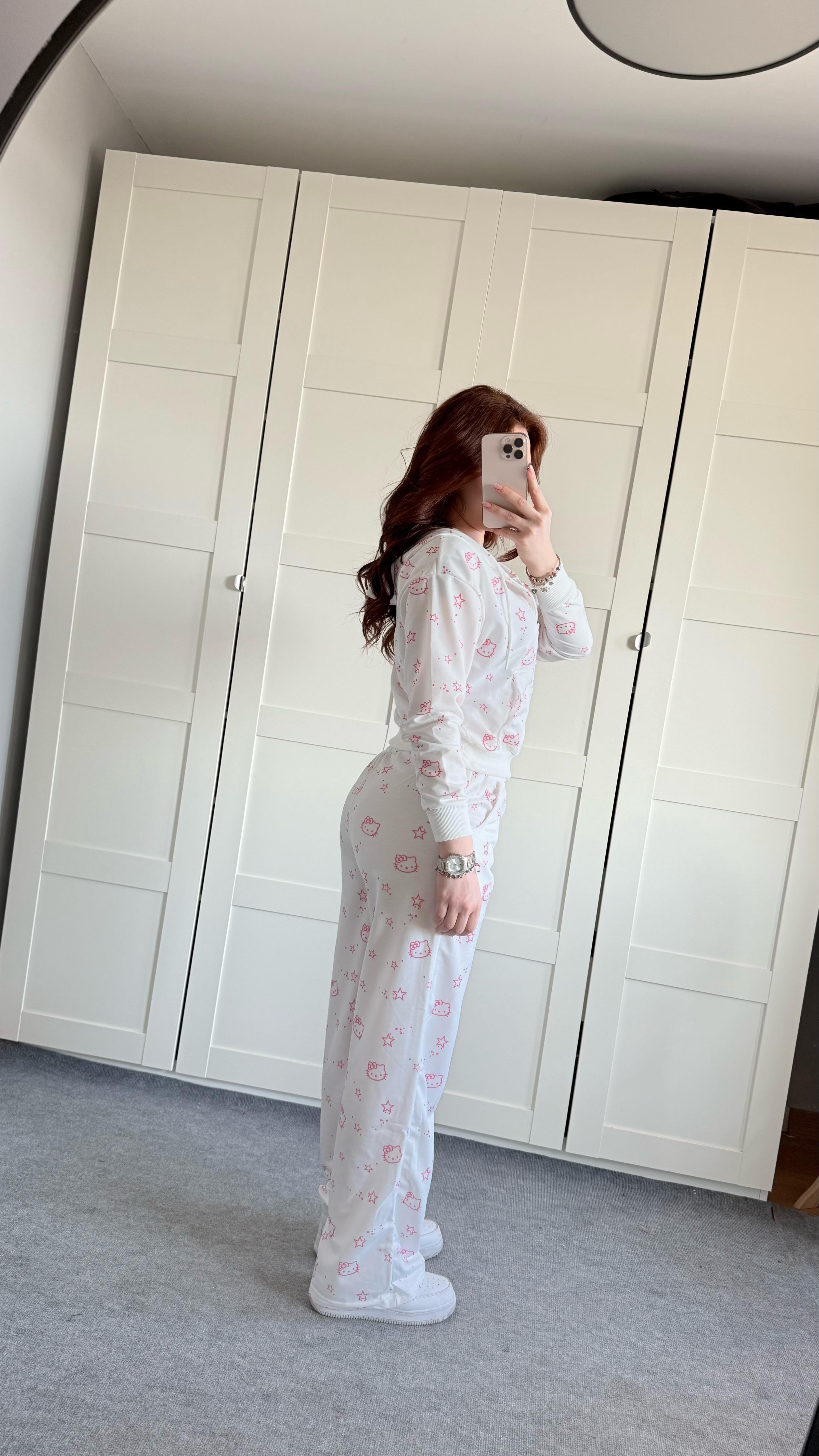 Hello Kitty Beyaz Eşofman Takımı