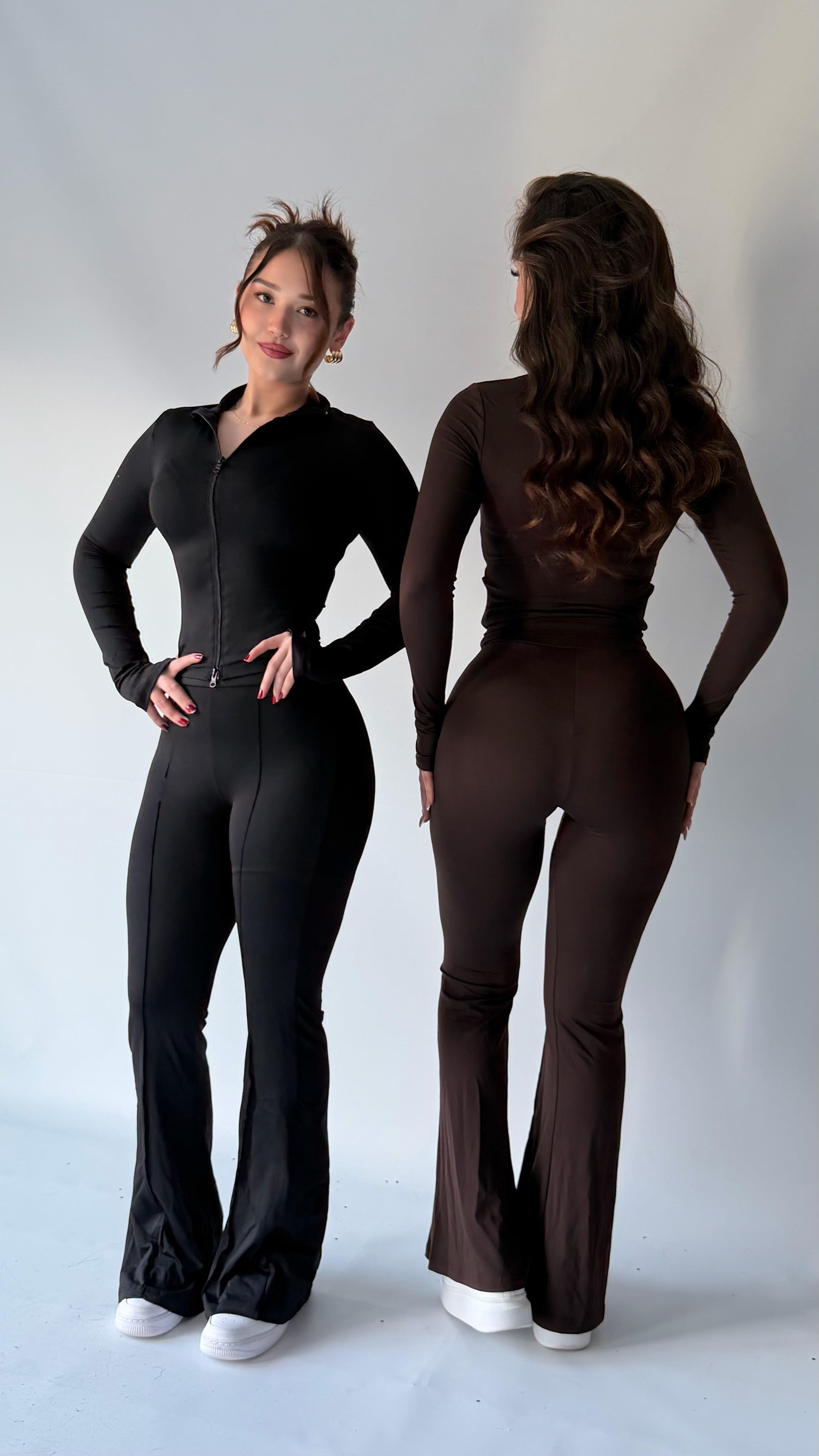 Helyum Çimalı Pantolon Takım Siyah