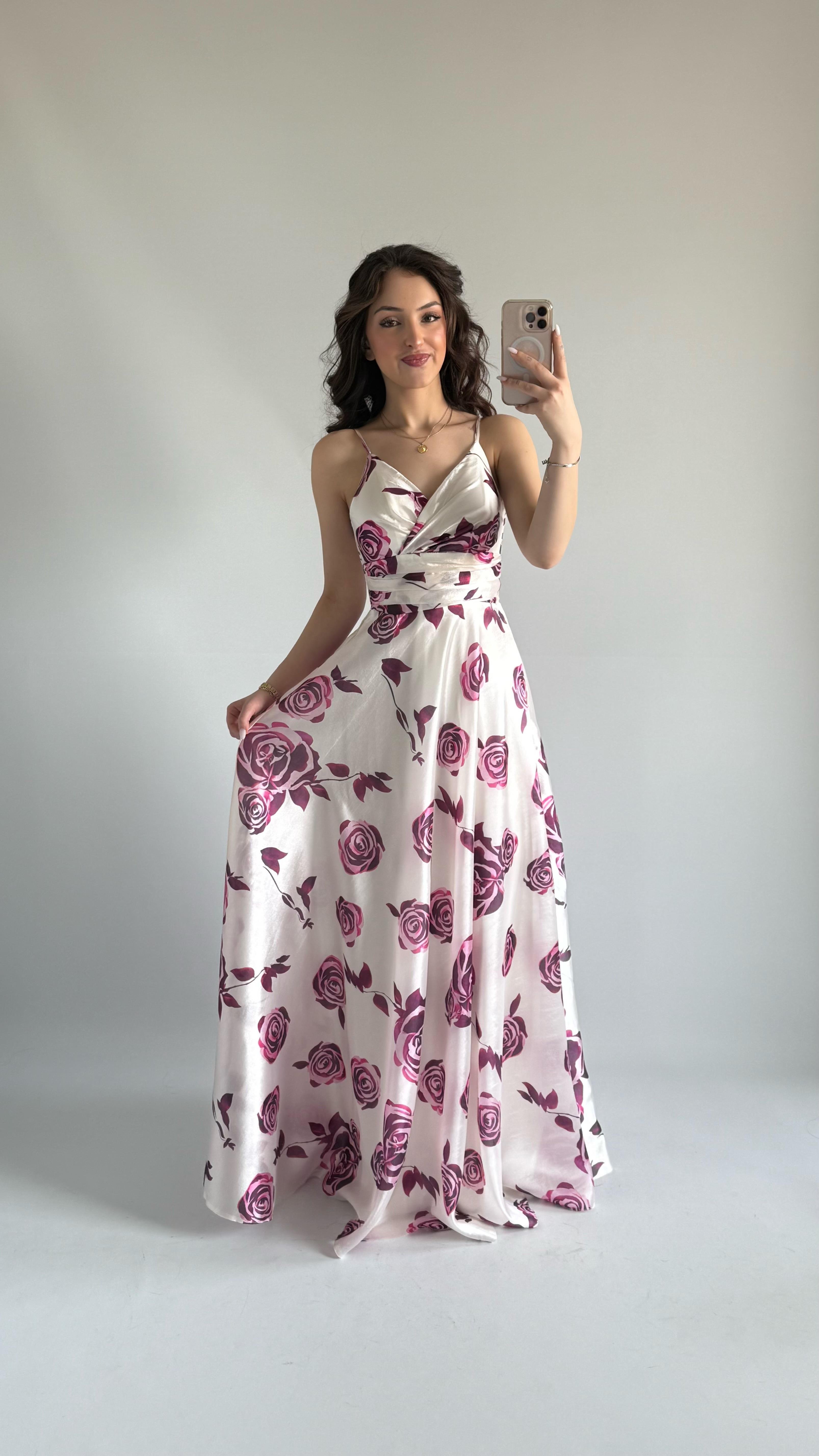 Hibiscus Kemer Abiye Mor Güllü