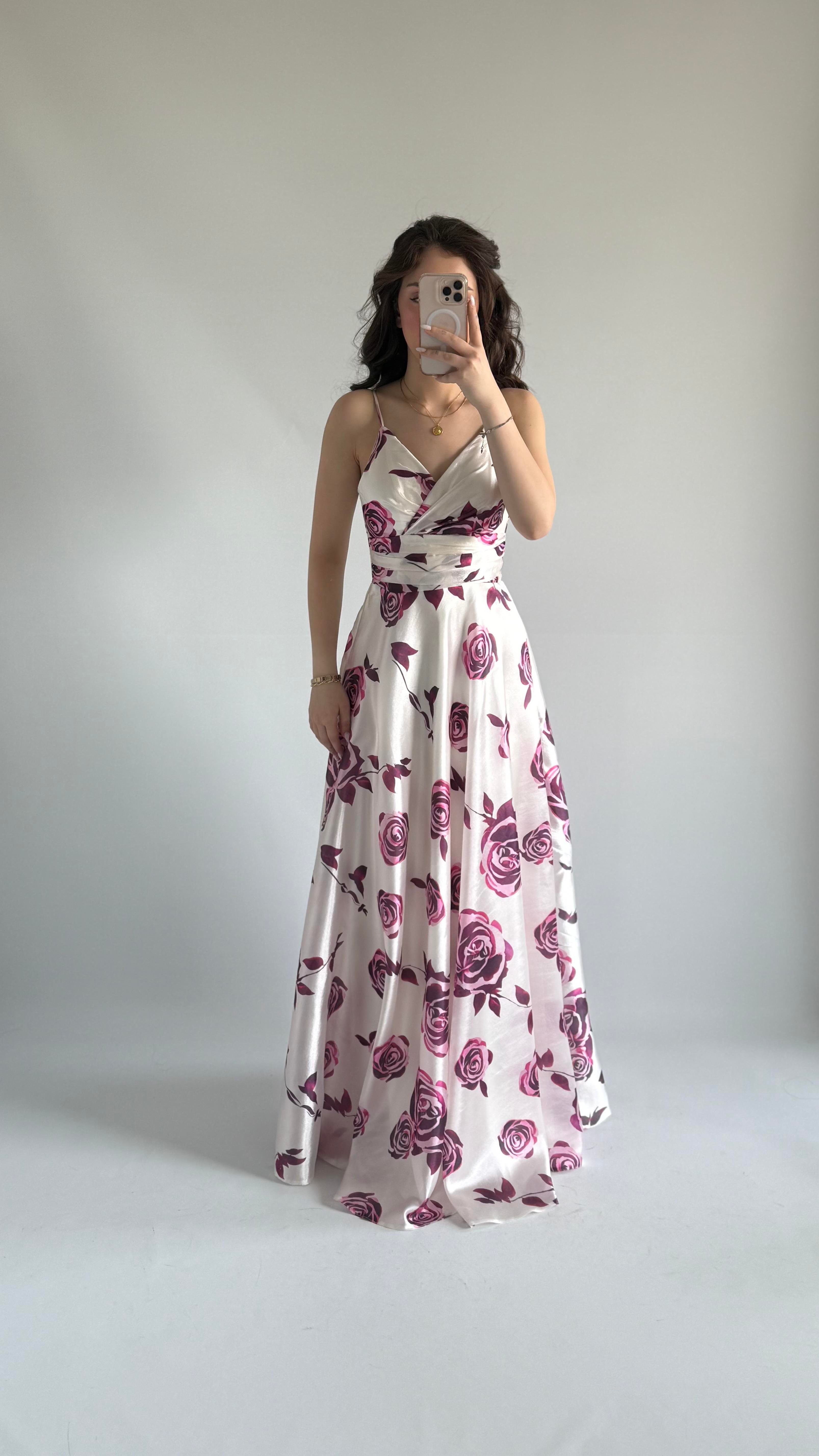Hibiscus Kemer Abiye Mor Güllü