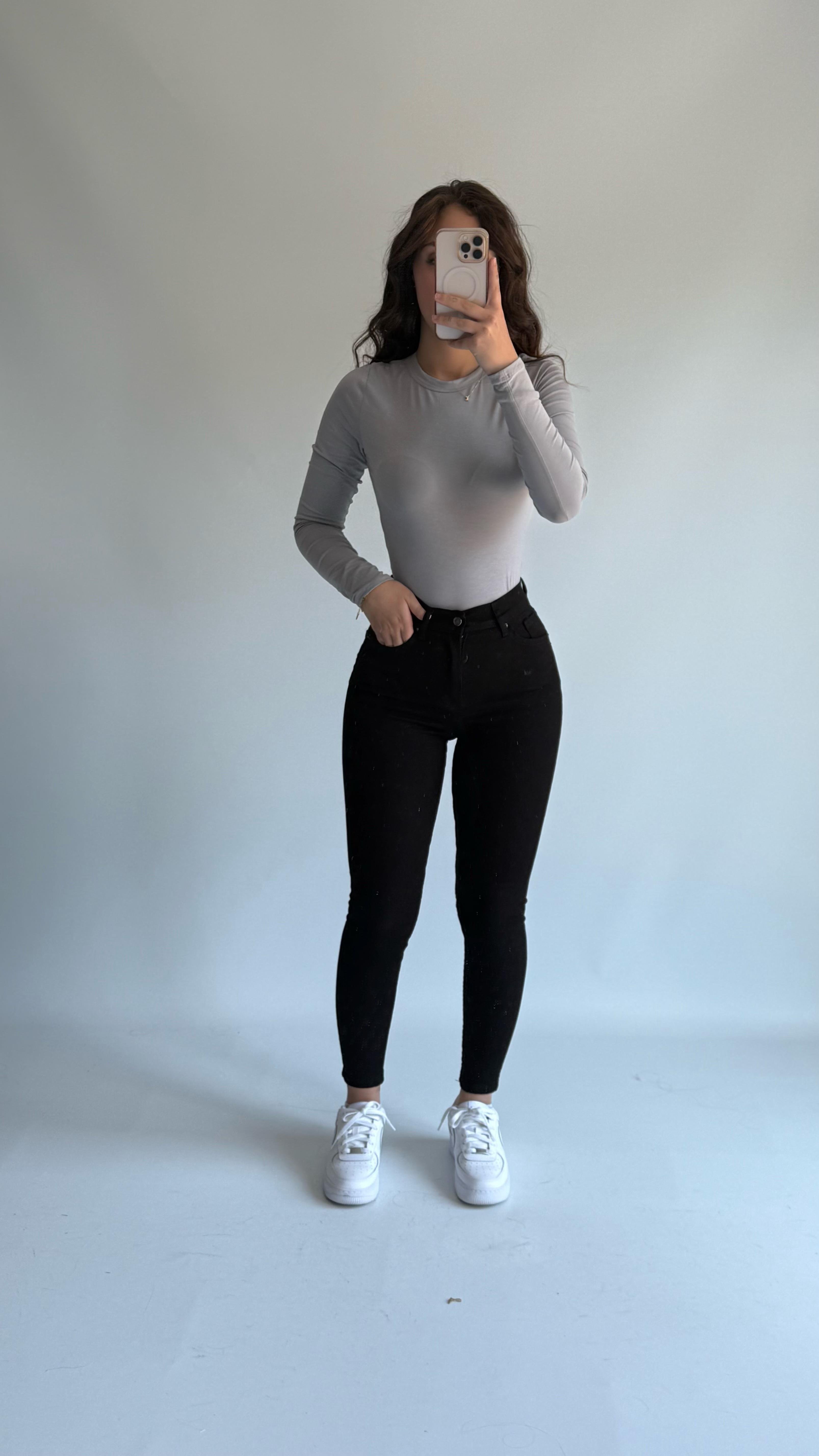 Horse Skiny Jeans Siyah