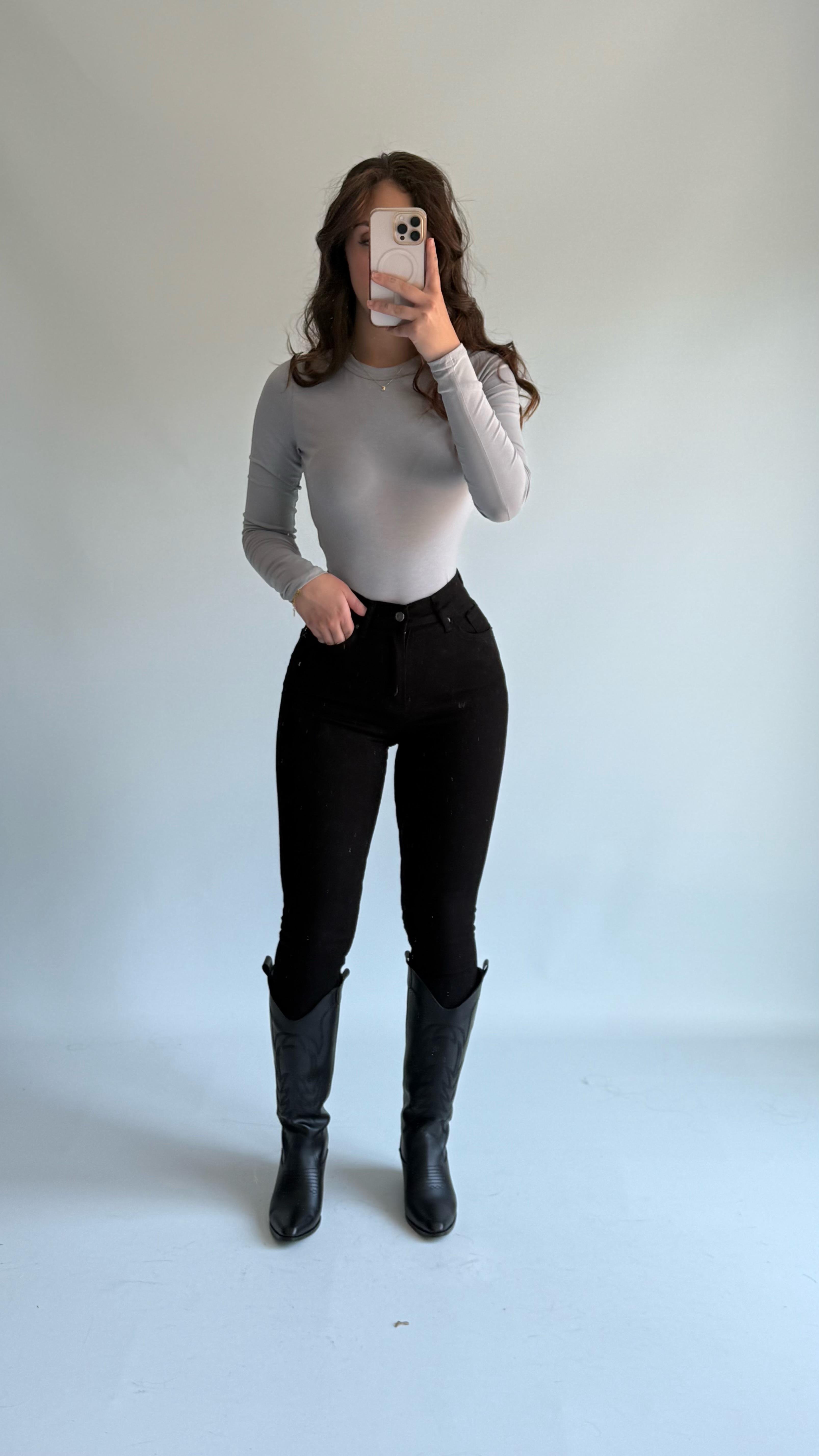 Horse Skiny Jeans Siyah