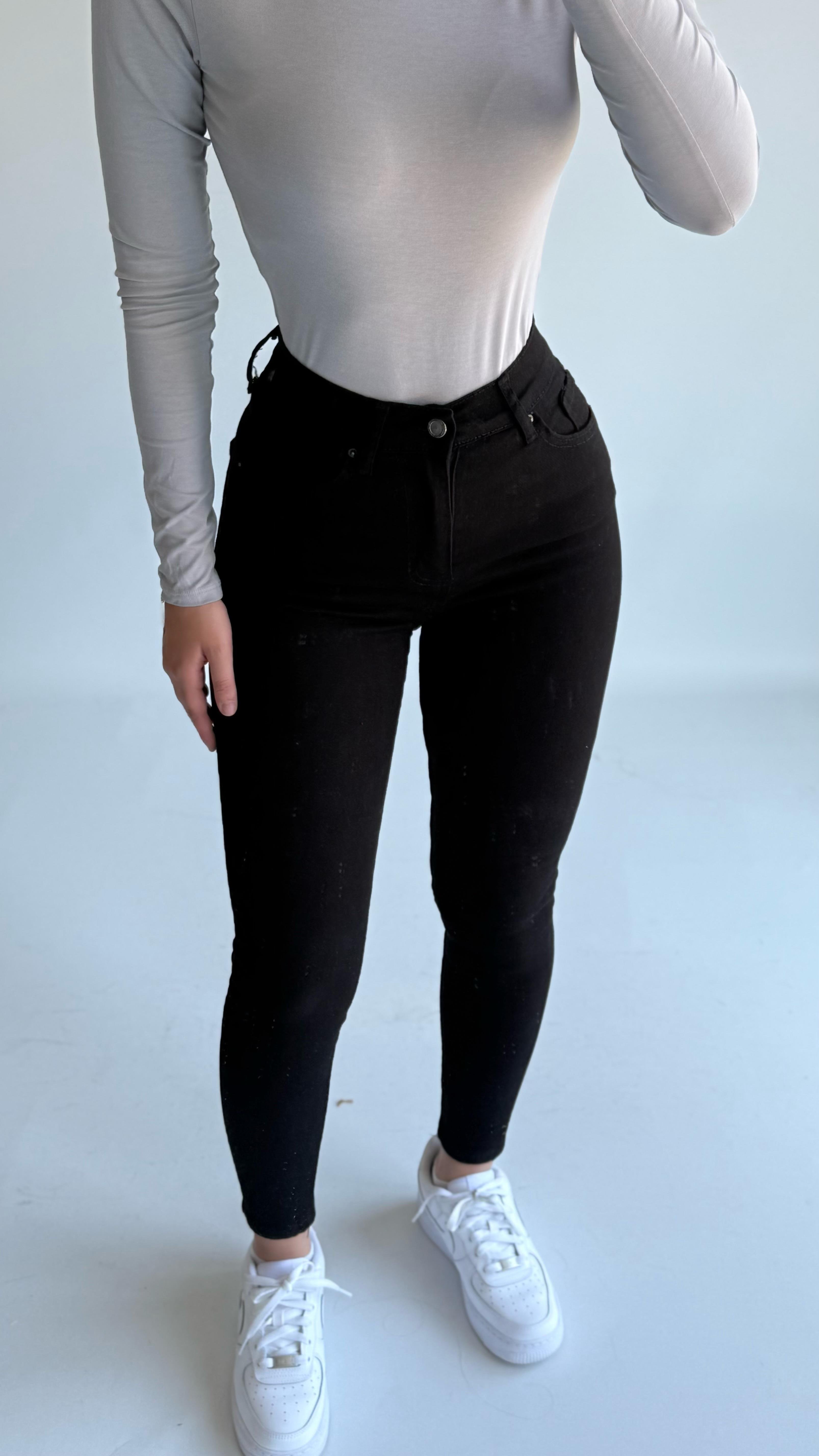 Horse Skiny Jeans Siyah