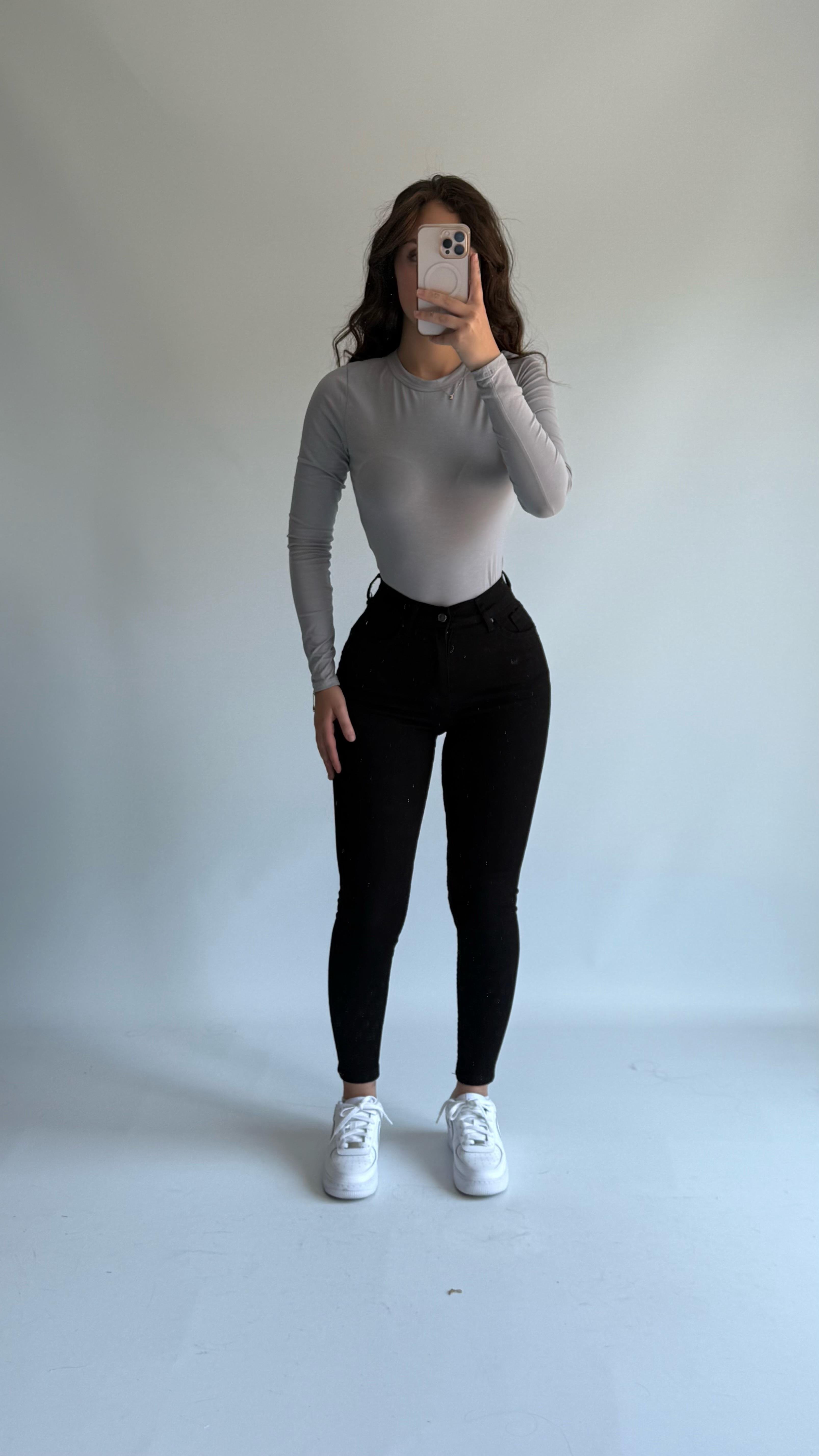 Horse Skiny Jeans Siyah