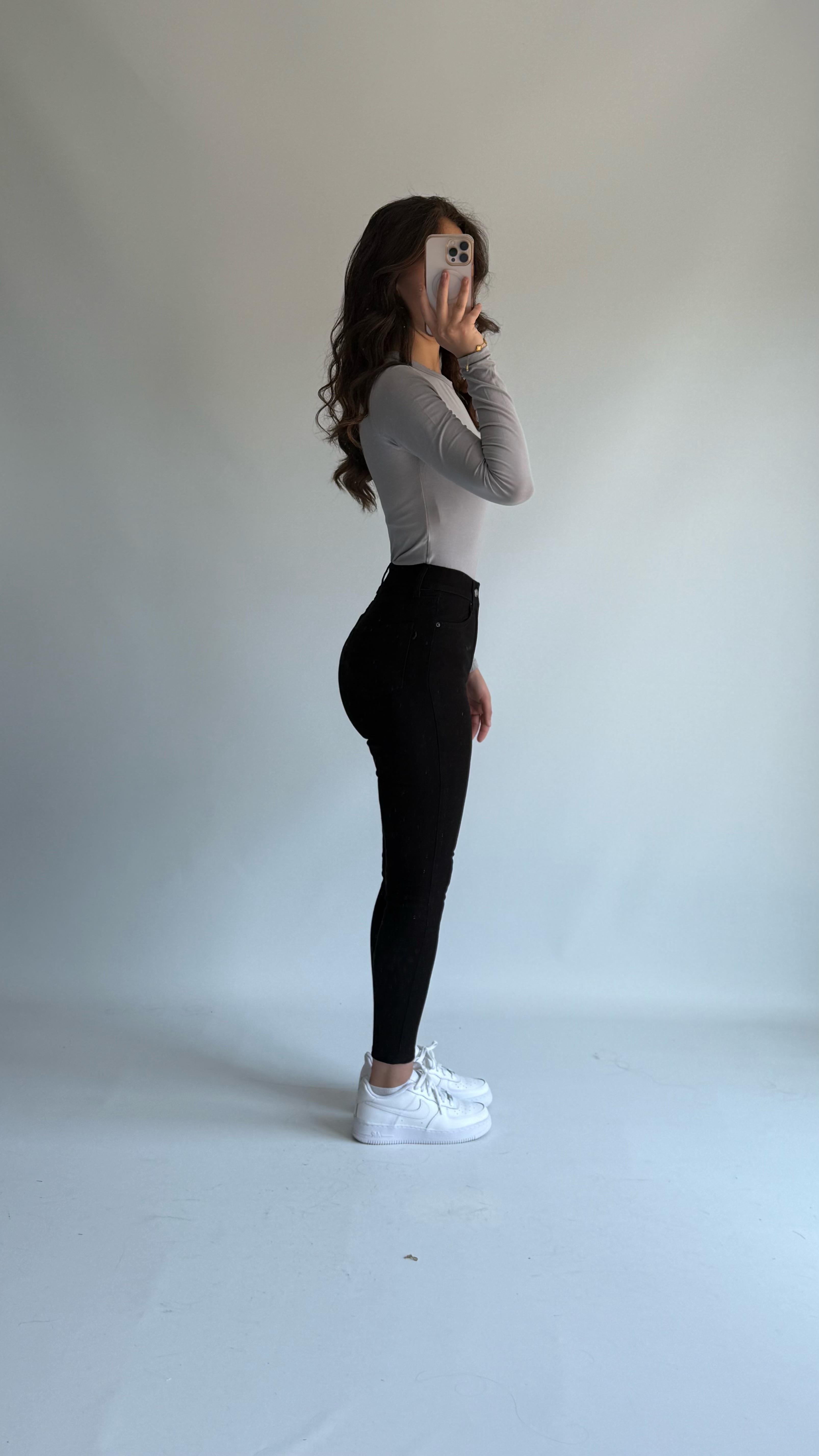 Horse Skiny Jeans Siyah