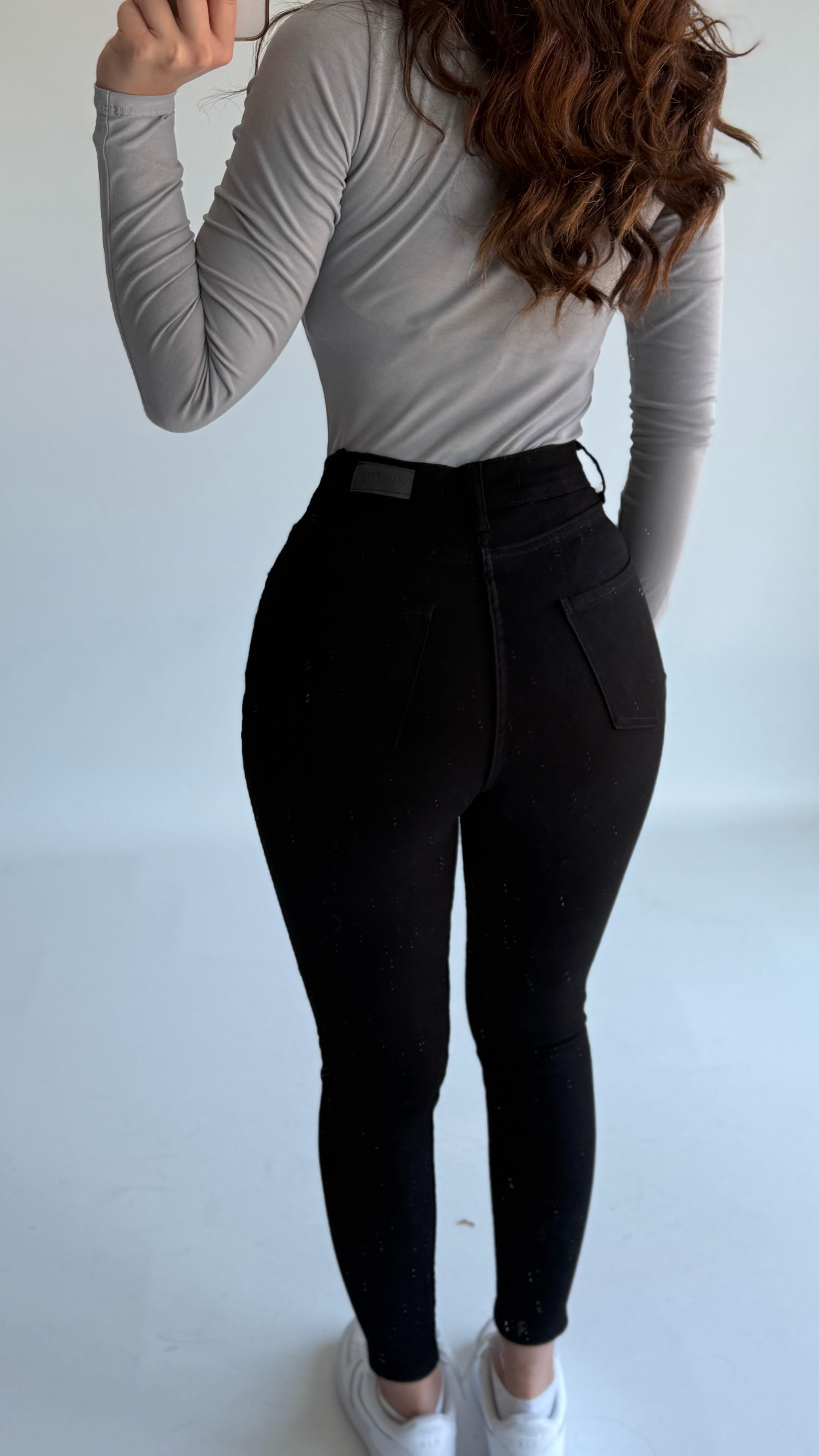 Horse Skiny Jeans Siyah