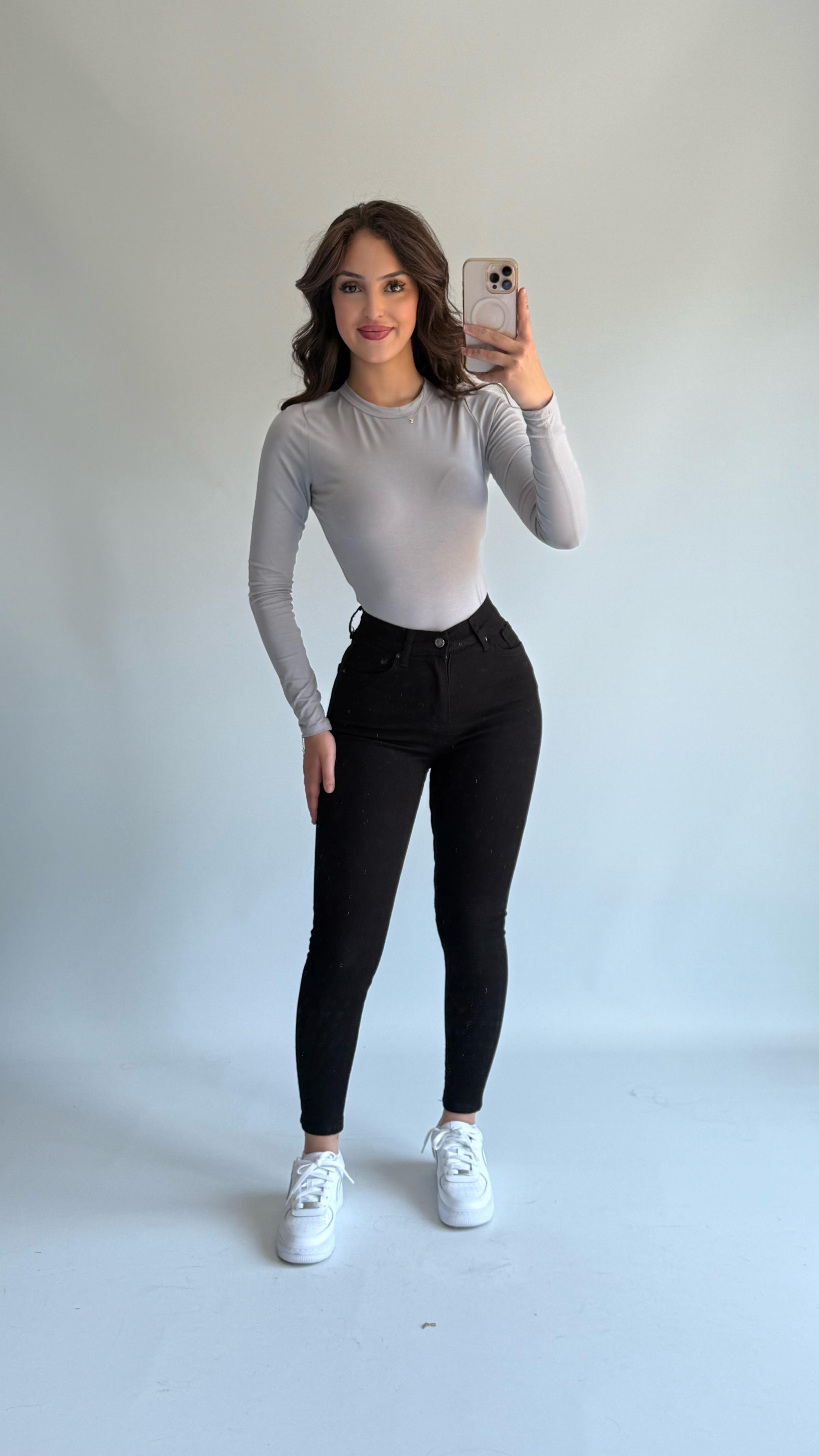 Horse Skiny Jeans Siyah