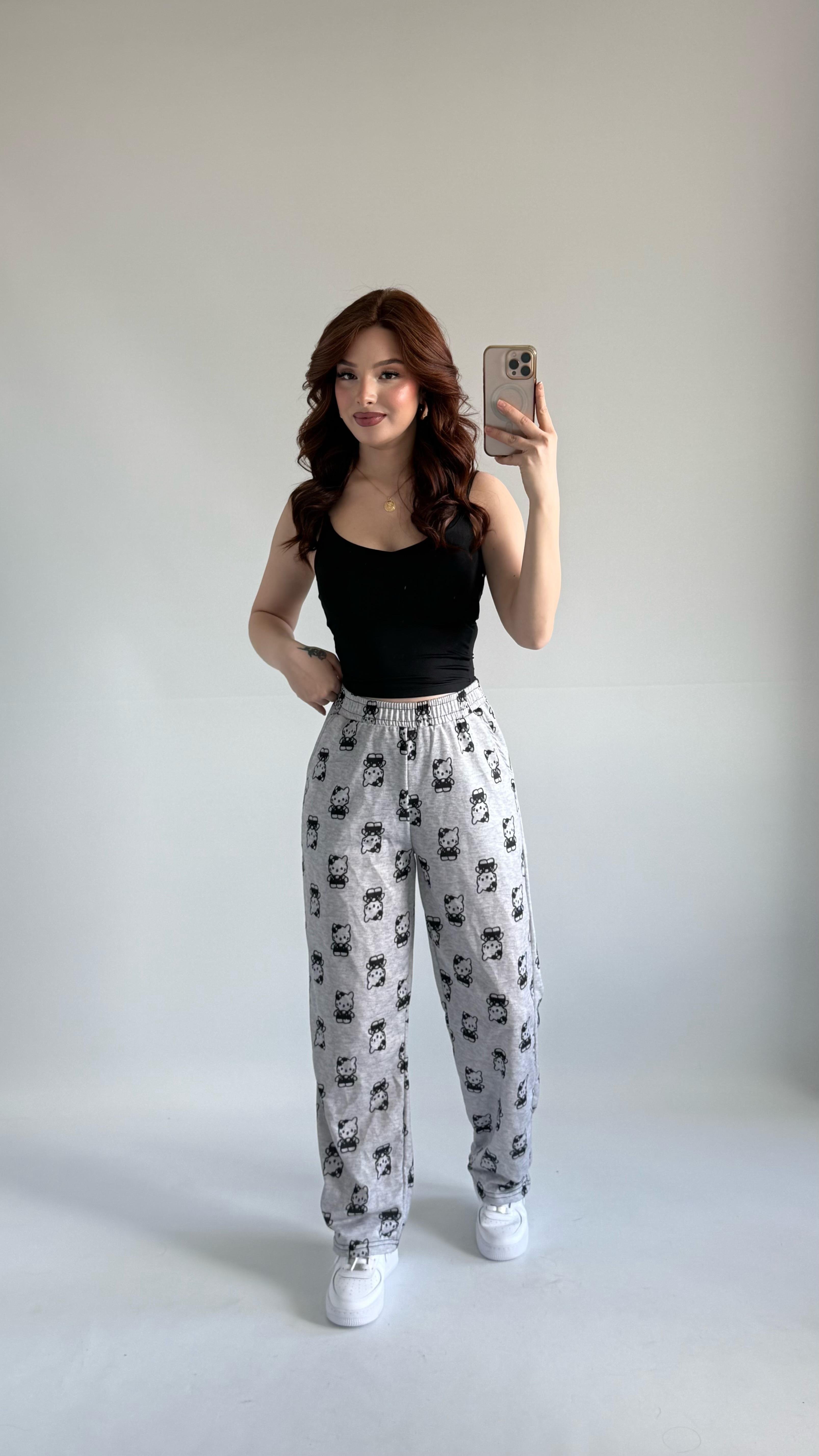 İcon Eşofman Hello Kitty Gri