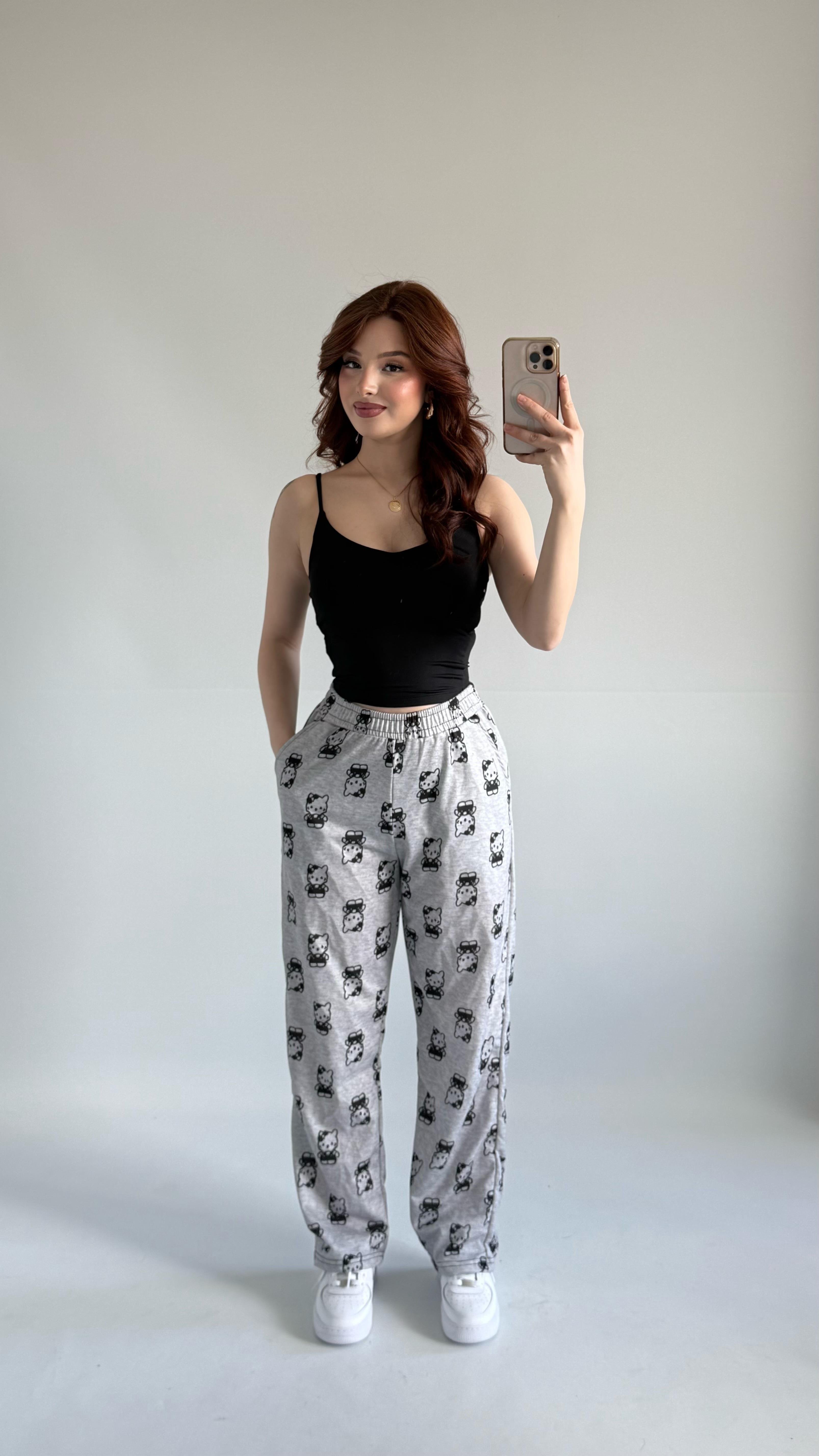 İcon Eşofman Hello Kitty Gri