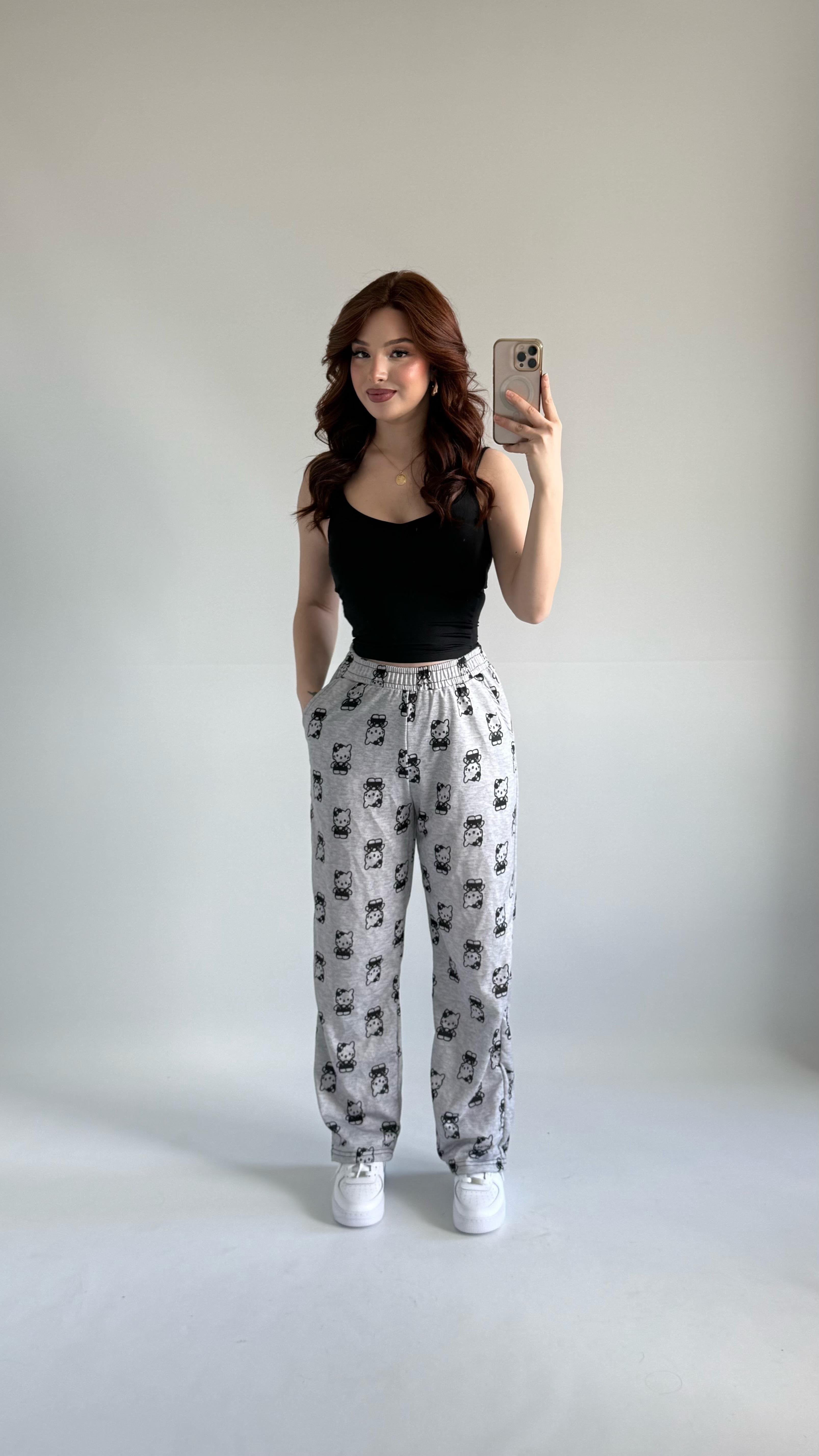 İcon Eşofman Hello Kitty Gri