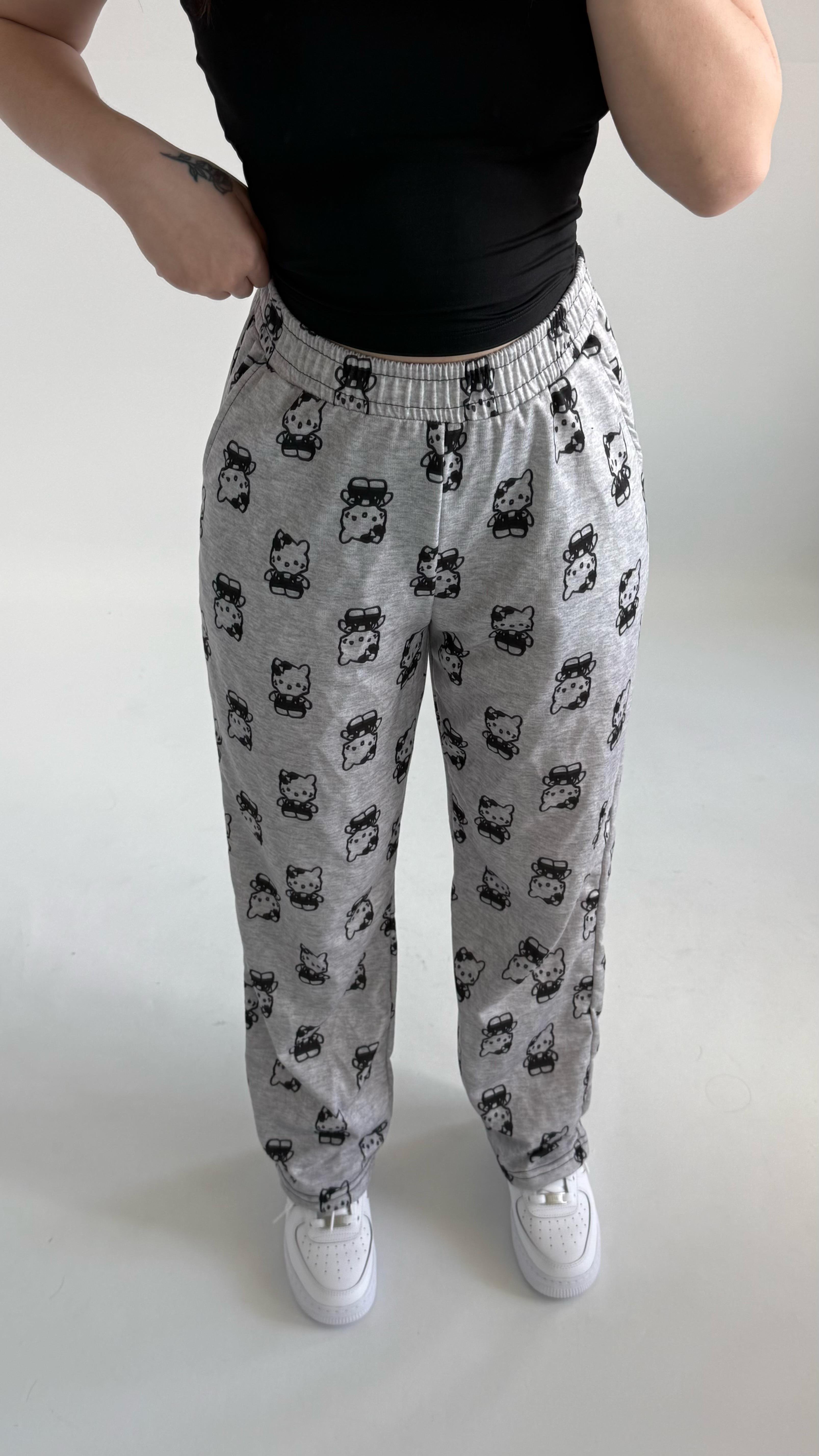 İcon Eşofman Hello Kitty Gri