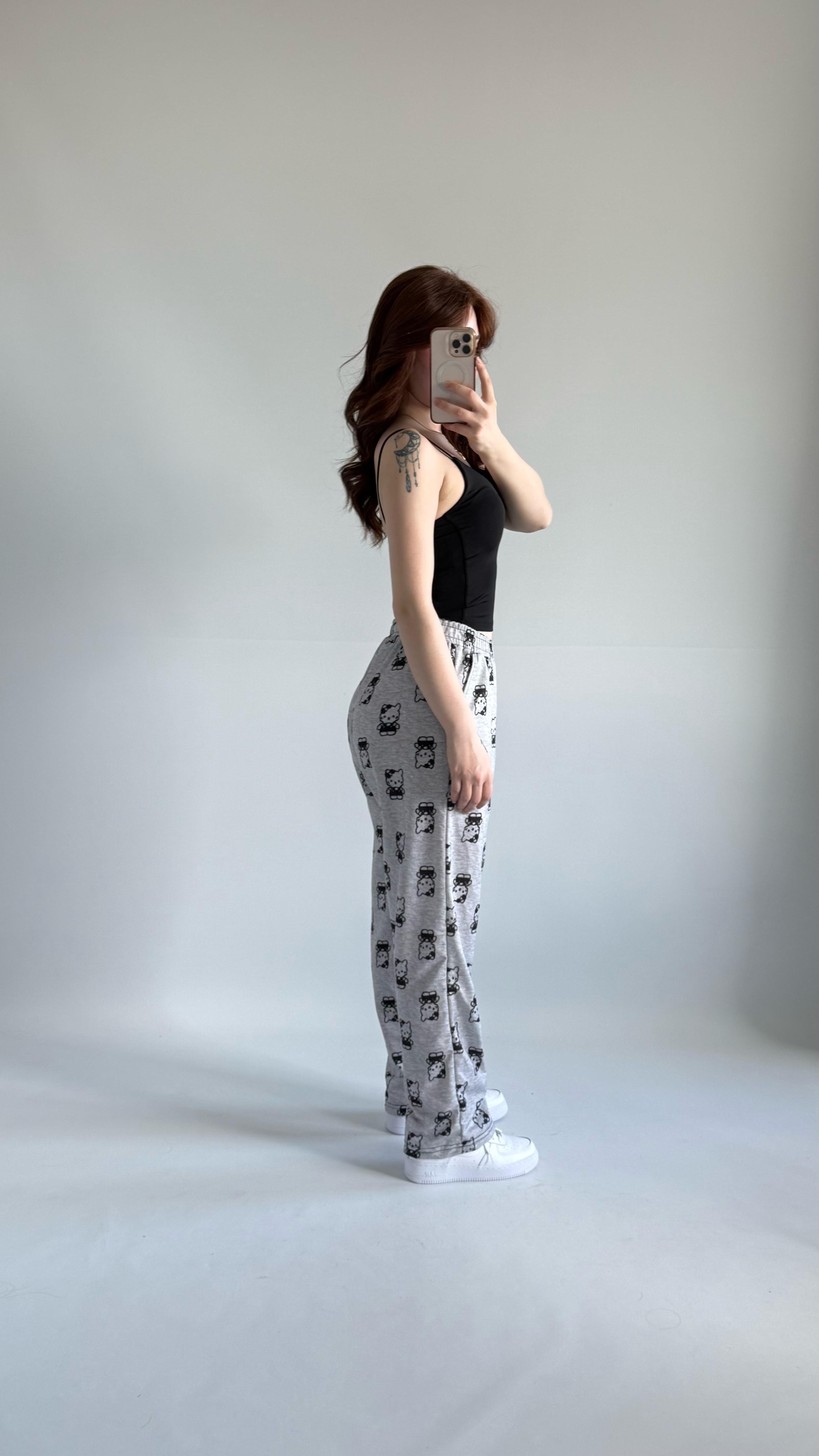 İcon Eşofman Hello Kitty Gri