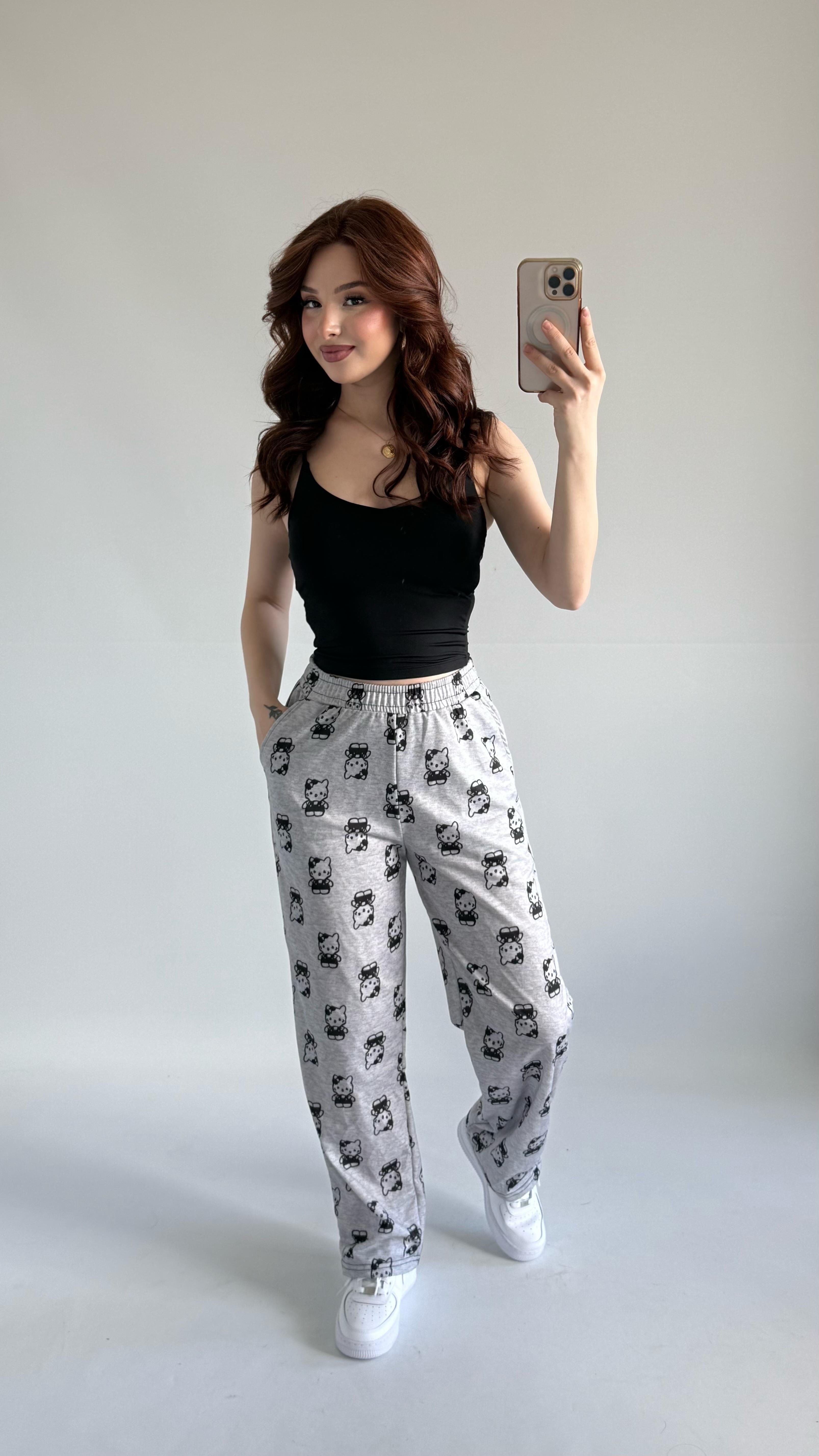 İcon Eşofman Hello Kitty Gri