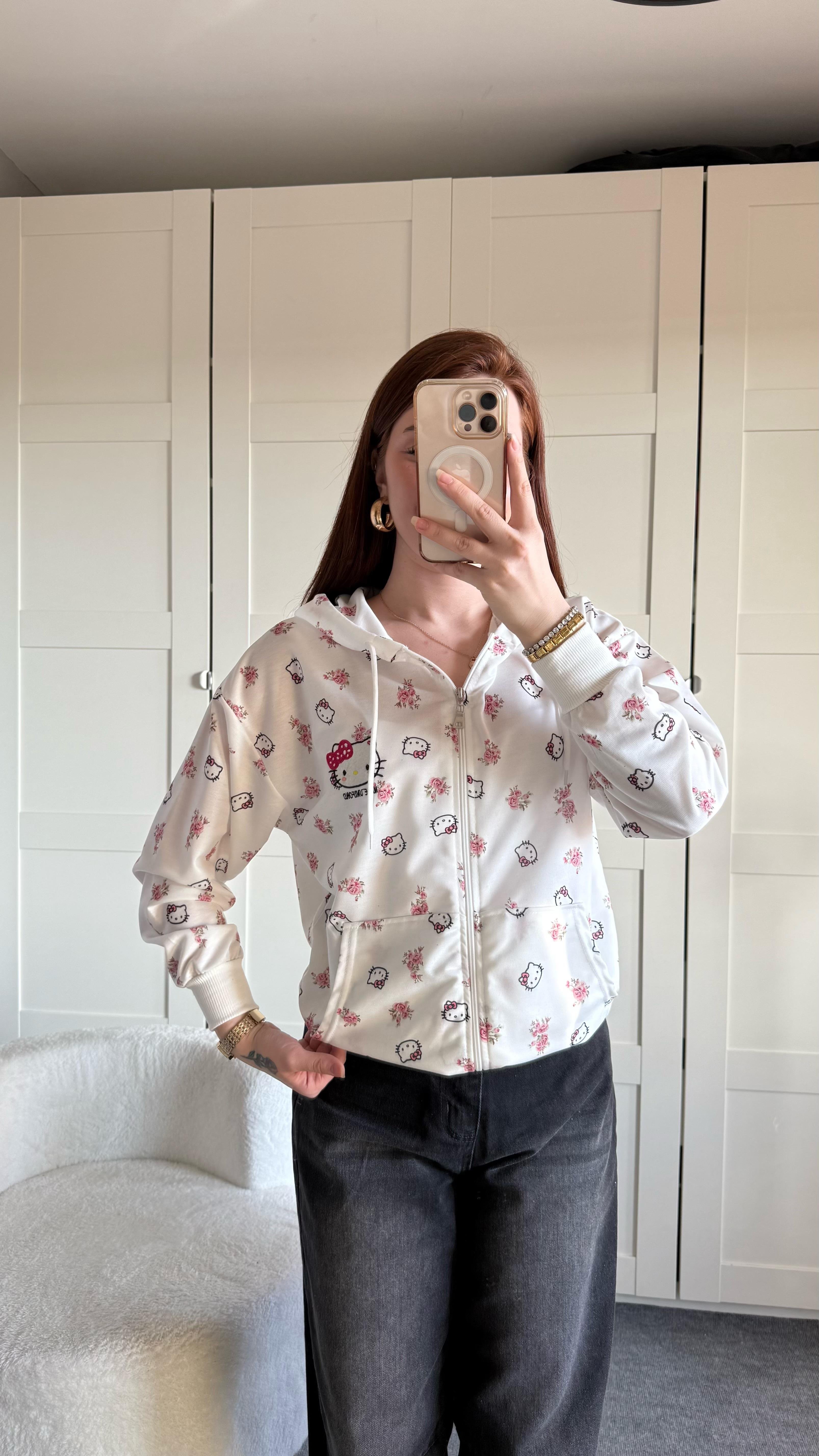 İconic Hello Kitty Hırka Beyaz 