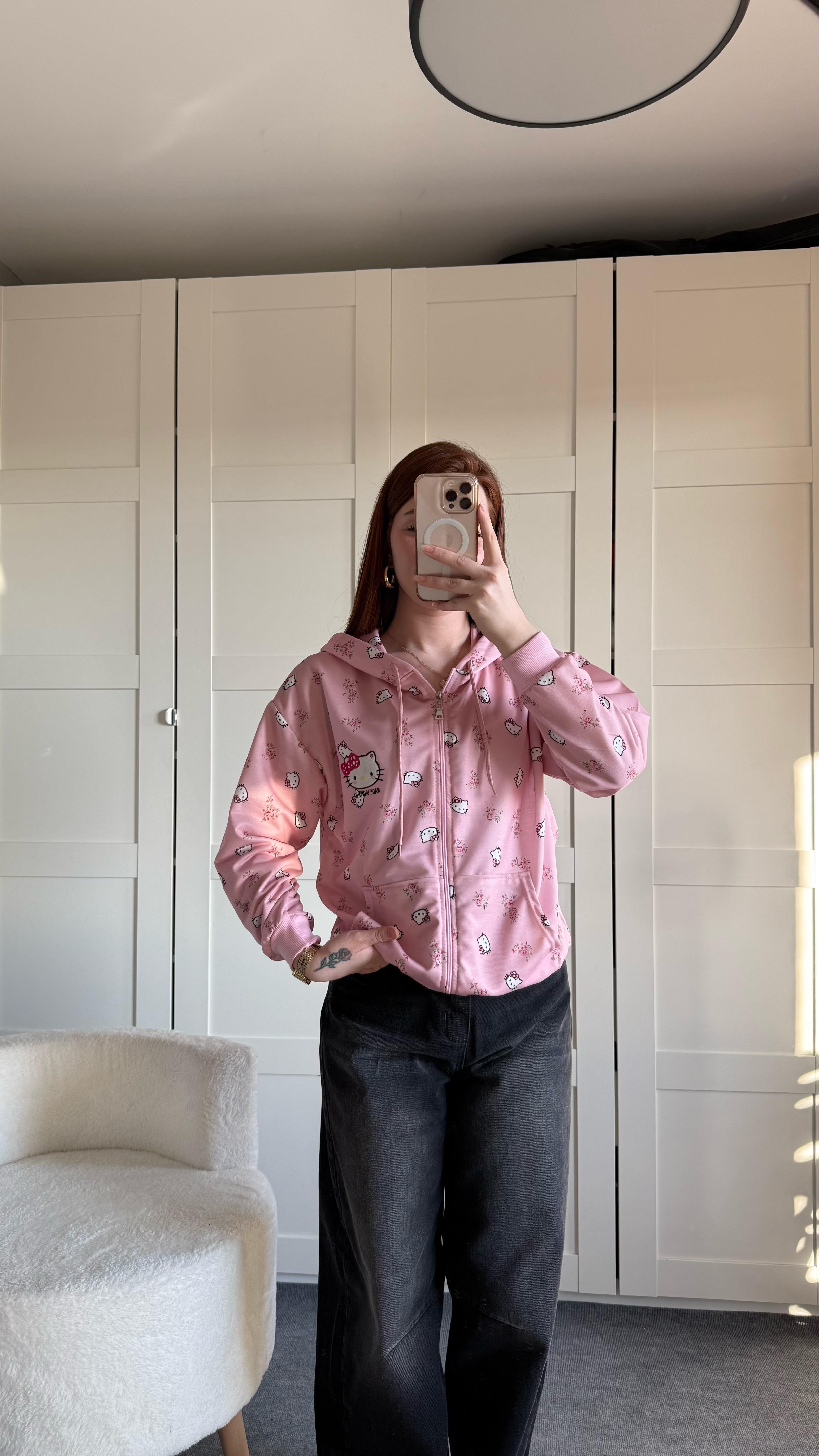 İconic Hello Kitty Hırka Pembe