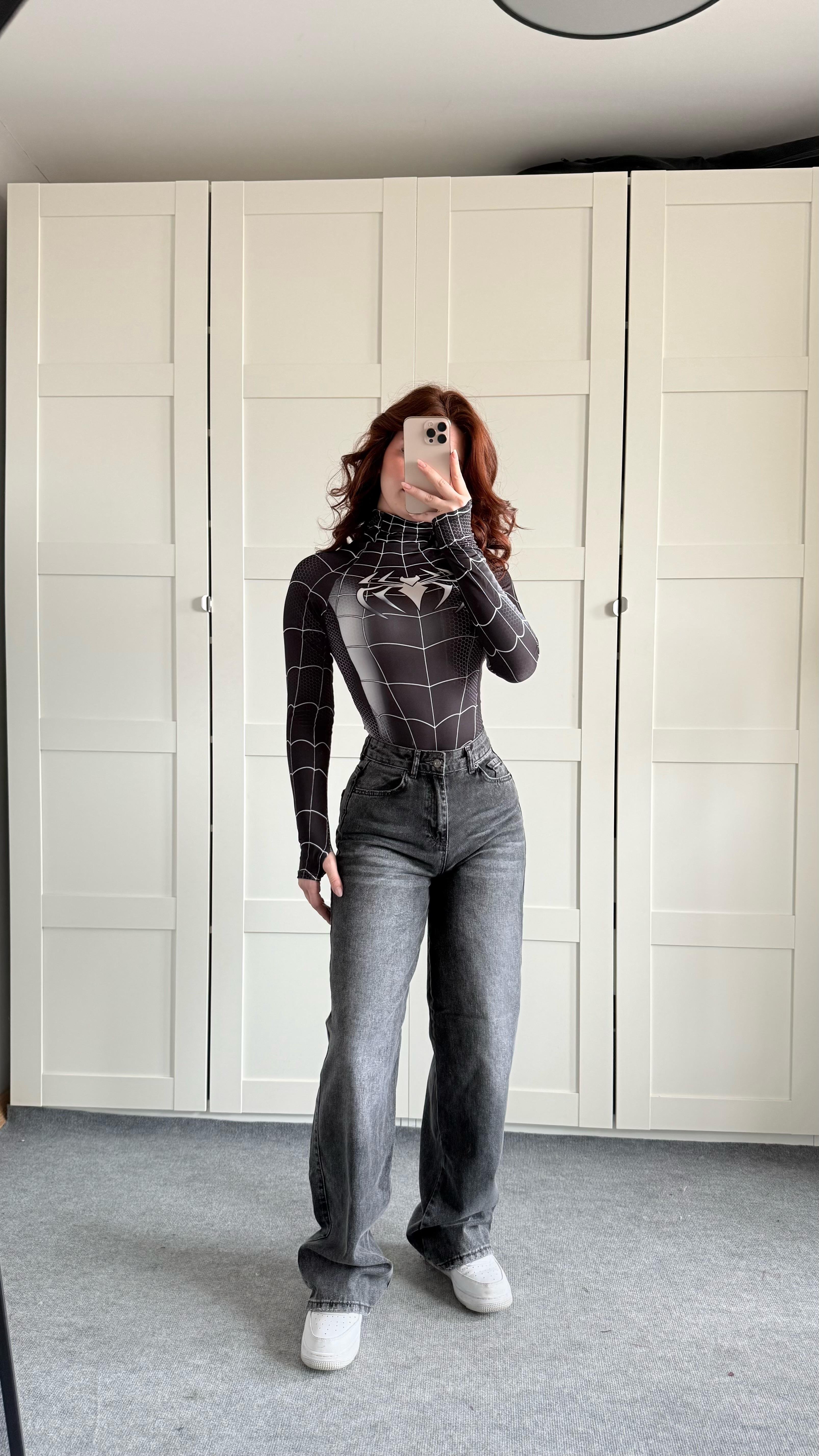 Jenner Wide Leg Jean Antrasit