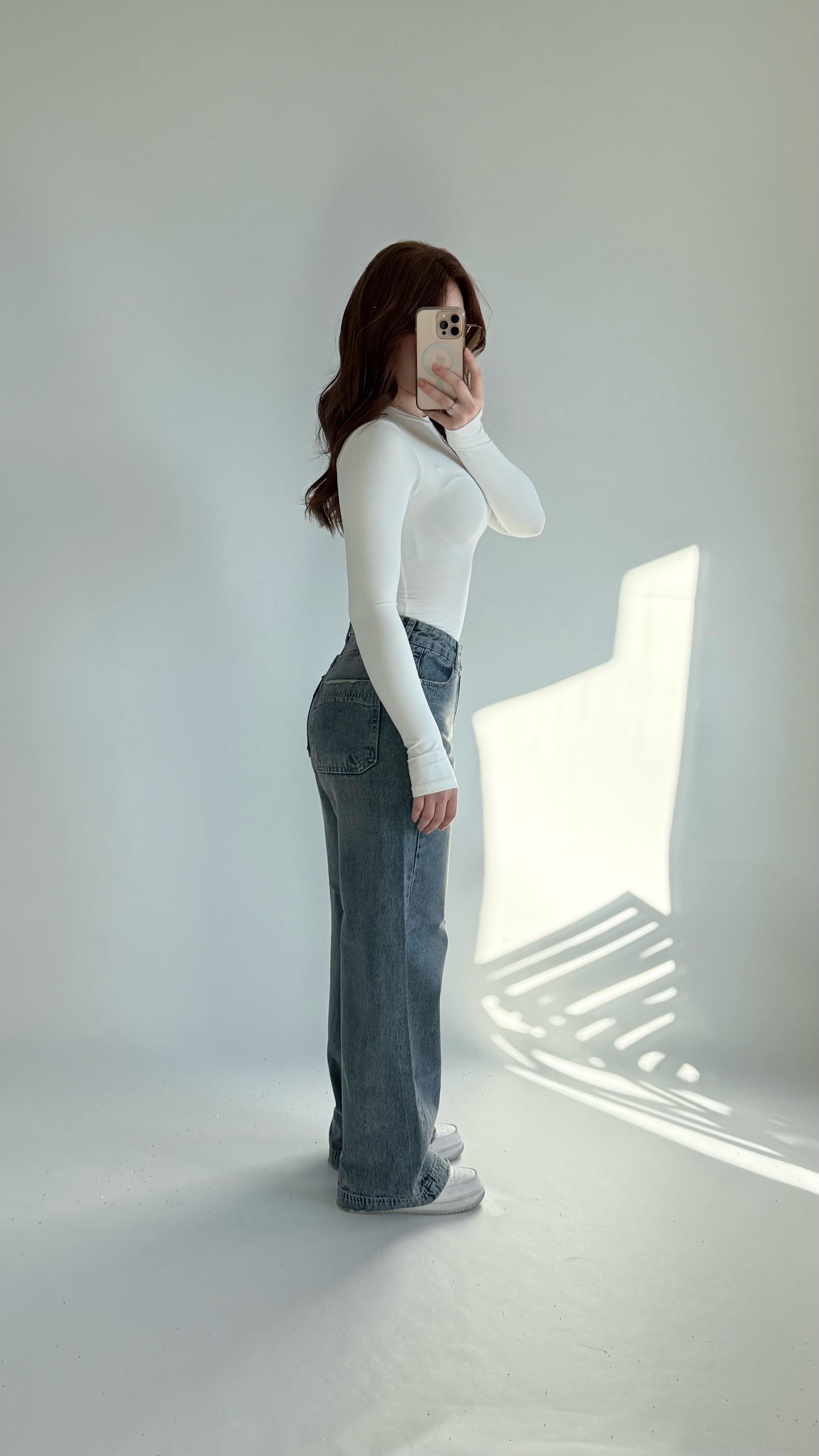 Jennifer Wide Leg Pantolon Eskitme