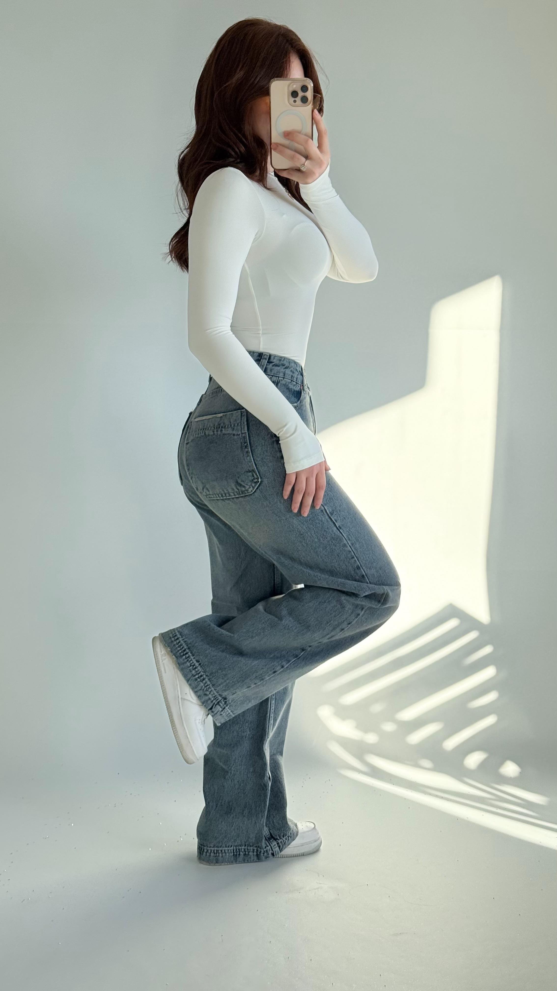Jennifer Wide Leg Pantolon Eskitme