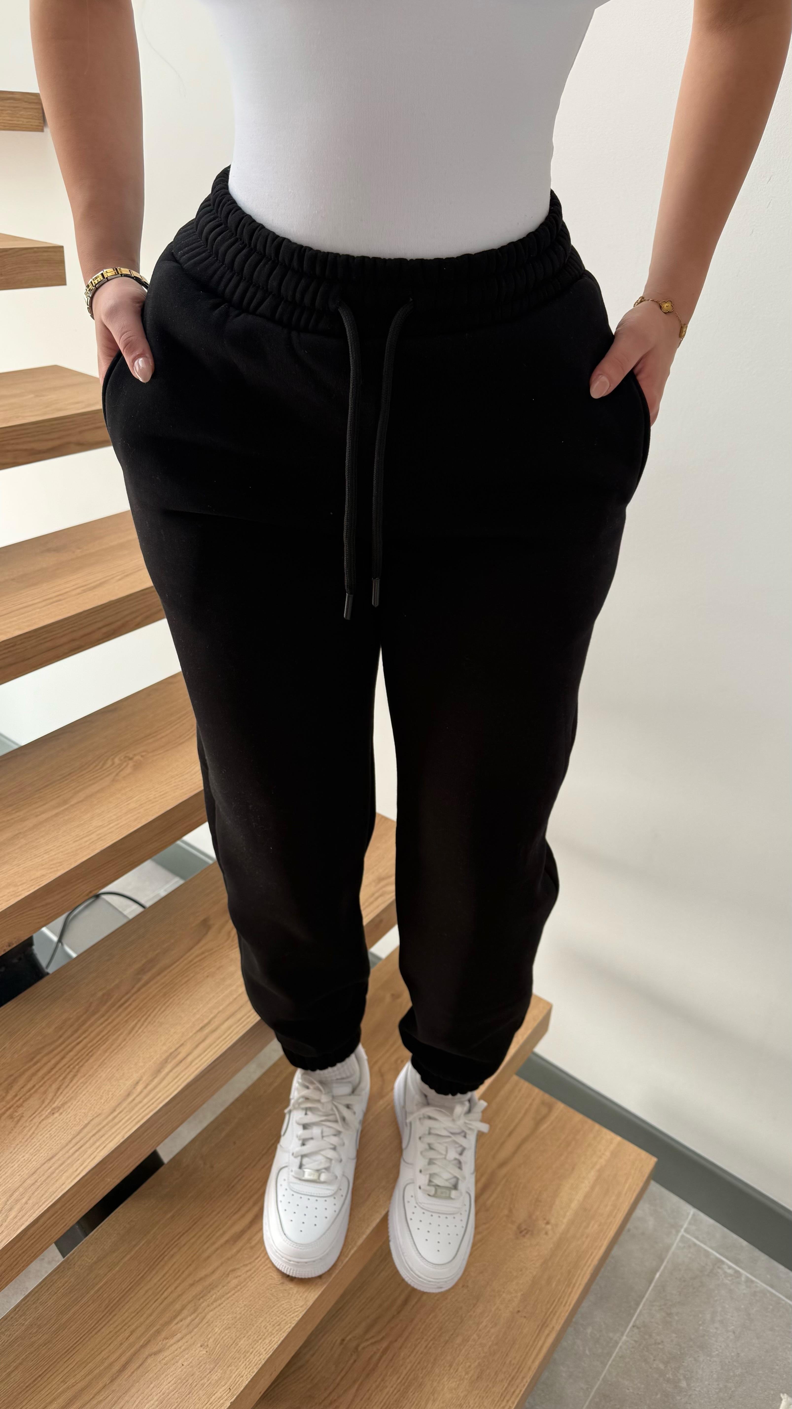 Jogger Lastikli Eşofman Siyah